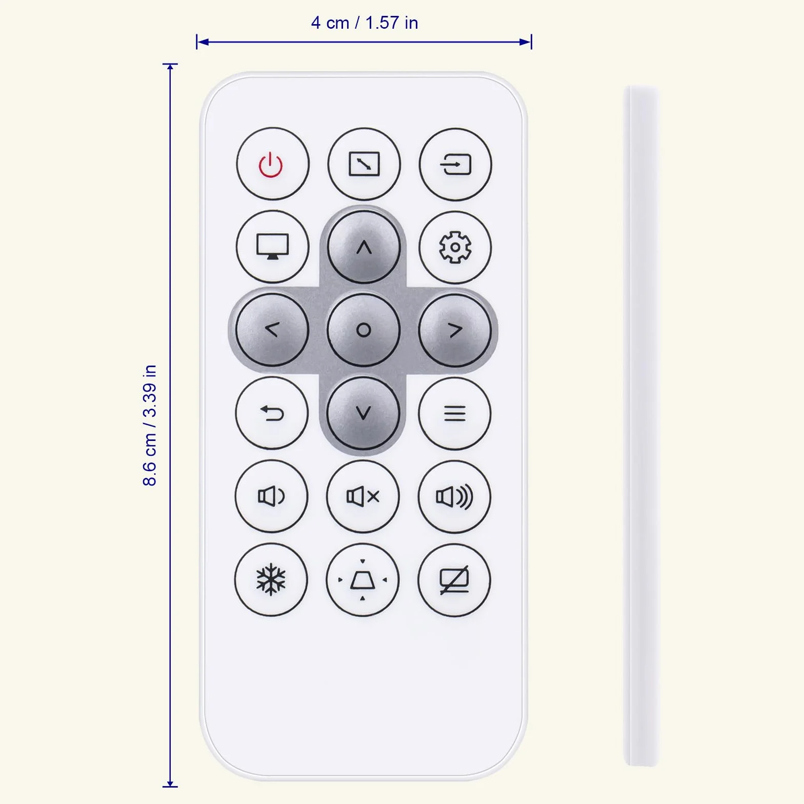Zamienny pilot HR21G-YHGD03, pasuje do projektora DLP OPTOMA