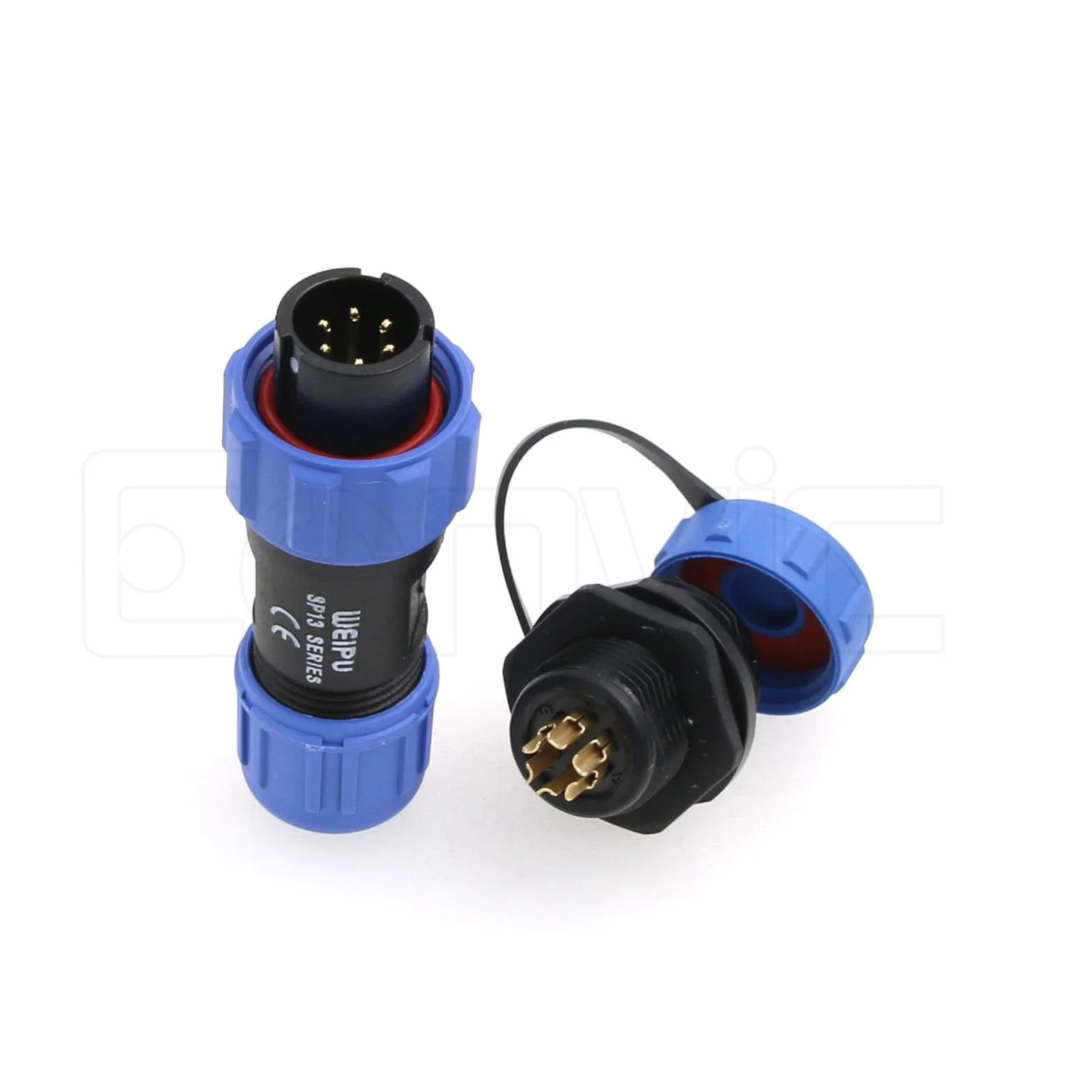 Weipu SP13 6 Pin 5A Aviation Waterproof Circular Connectors Wire Power LED Connector Wyposażenie elektryczne Power Plug Panel Mount gniazdo żeńskie tylne mocowanie