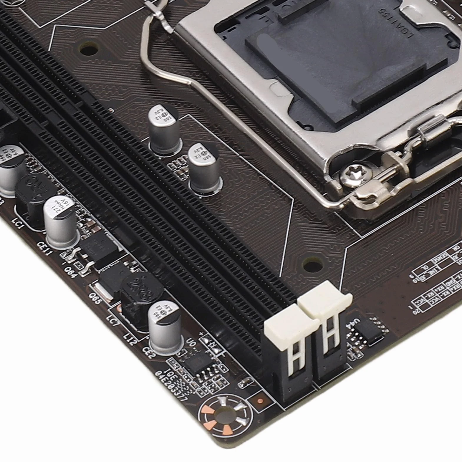 Komputerowa Płyta Główna B75M, Gamingowa Płyta Główna Micro ATX dla Corei7, I5, I3, LGA1155, SATA3.0x1, SATA2.0x3, PCI E8Xx1, Karta Sieciowa 100M, DDR3x2, VGA, HDMI, PCI E1Xx1
