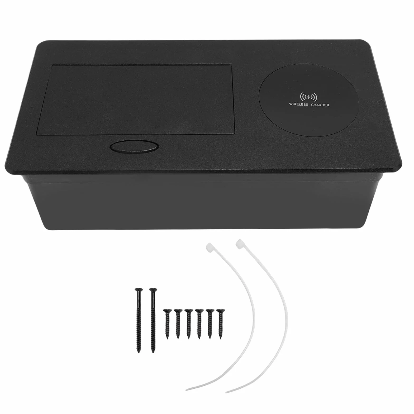 Wyskakujące Gniazdko Elektryczne 16A 4000W Gniazdo z 20W Portami USB A C Bezprzewodowa ładowarka 15W do Handlowego Home Office