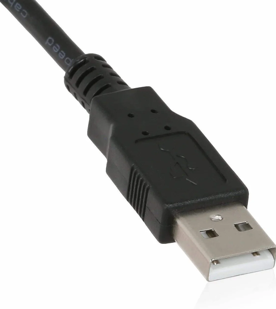 Wicked Chili USB 2.0 Hi-Speed kabel transmisji danych mini USB kątowy 90° 180 cm czarny