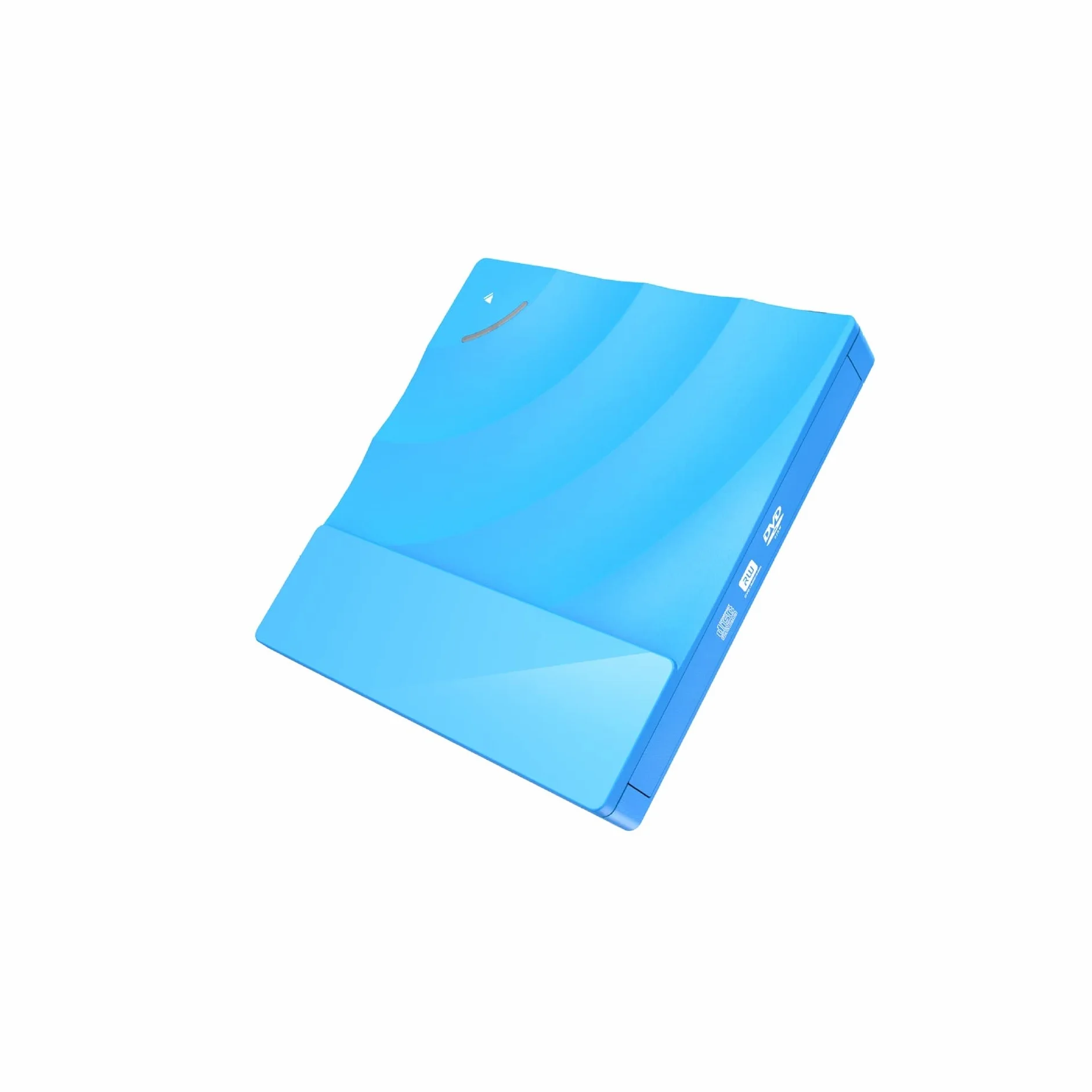 Przenośny odtwarzacz DVD, Przenośny szybki USB 3.0 CD DVD-RW Napęd optyczny Zewnętrzny czytnik dysków Slim Komputer stacjonarny Laptop Tablet Promocja Odtwarzacz DVD dla początkujących(Blauw)