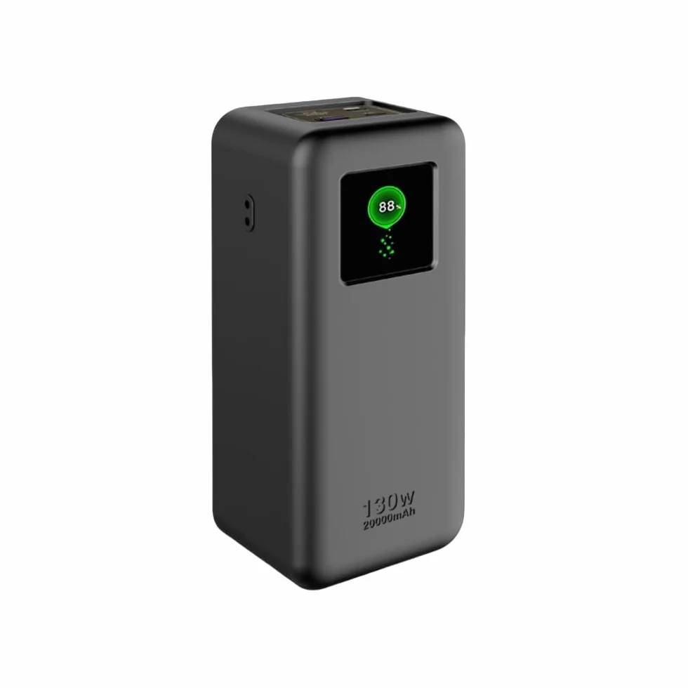 FTRONGRT Etui kompatybilne z UGREEN Nexode 20000 mAh 130 W Power Bank, pełna ochrona, pyłoszczelne, zapobiegające upadkom, silikonowe etui ochronne kompatybilne z UGREEN Nexode 20000 mAh 130 W czarne