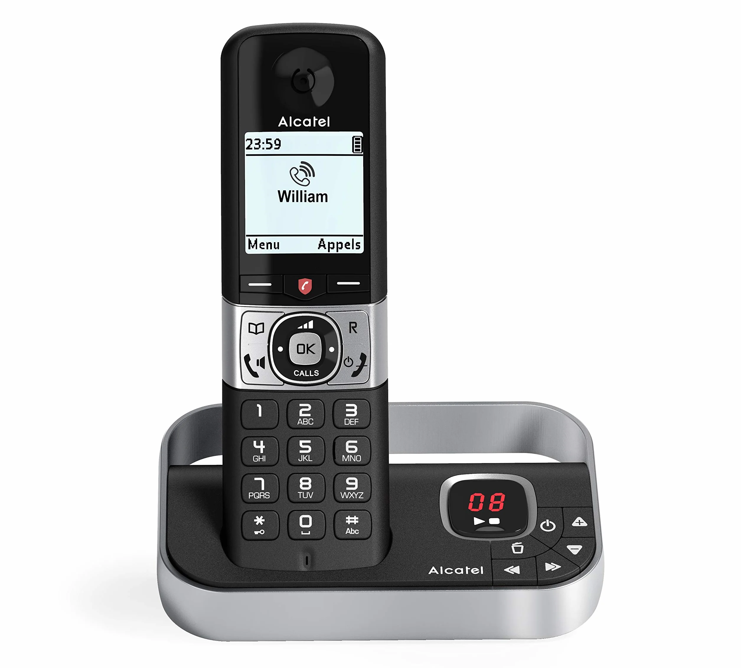 Alcatel Dect F890 Voice Fr Czarny Scallblock