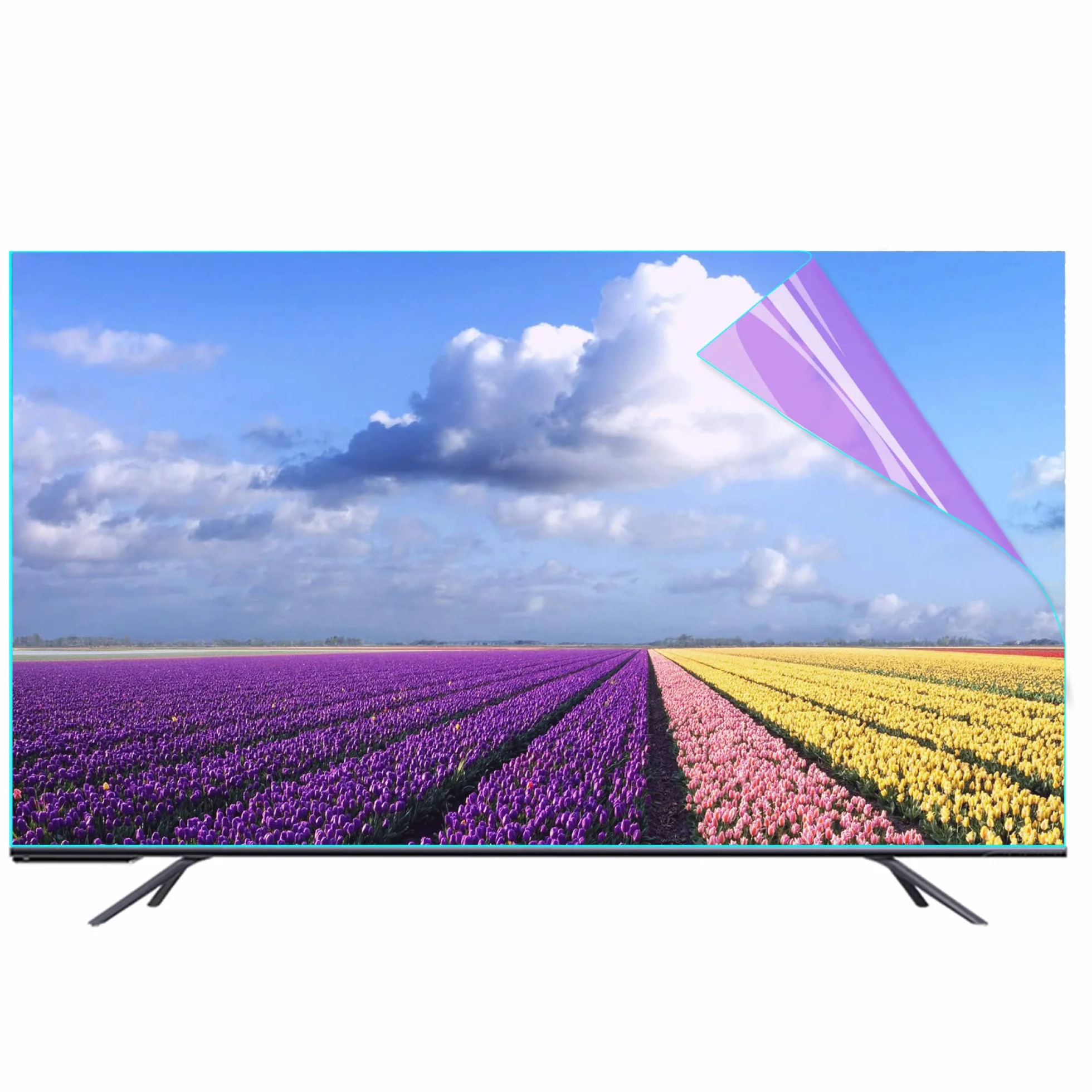 Ochraniacz ekranu TV z AntiBlue Light Film telewizyjny do telewizorów 32-43 cali, AntiGlareMatte LCD, LED, 4K OLED i QLED HD,Folia ochronna na ekran telewizora