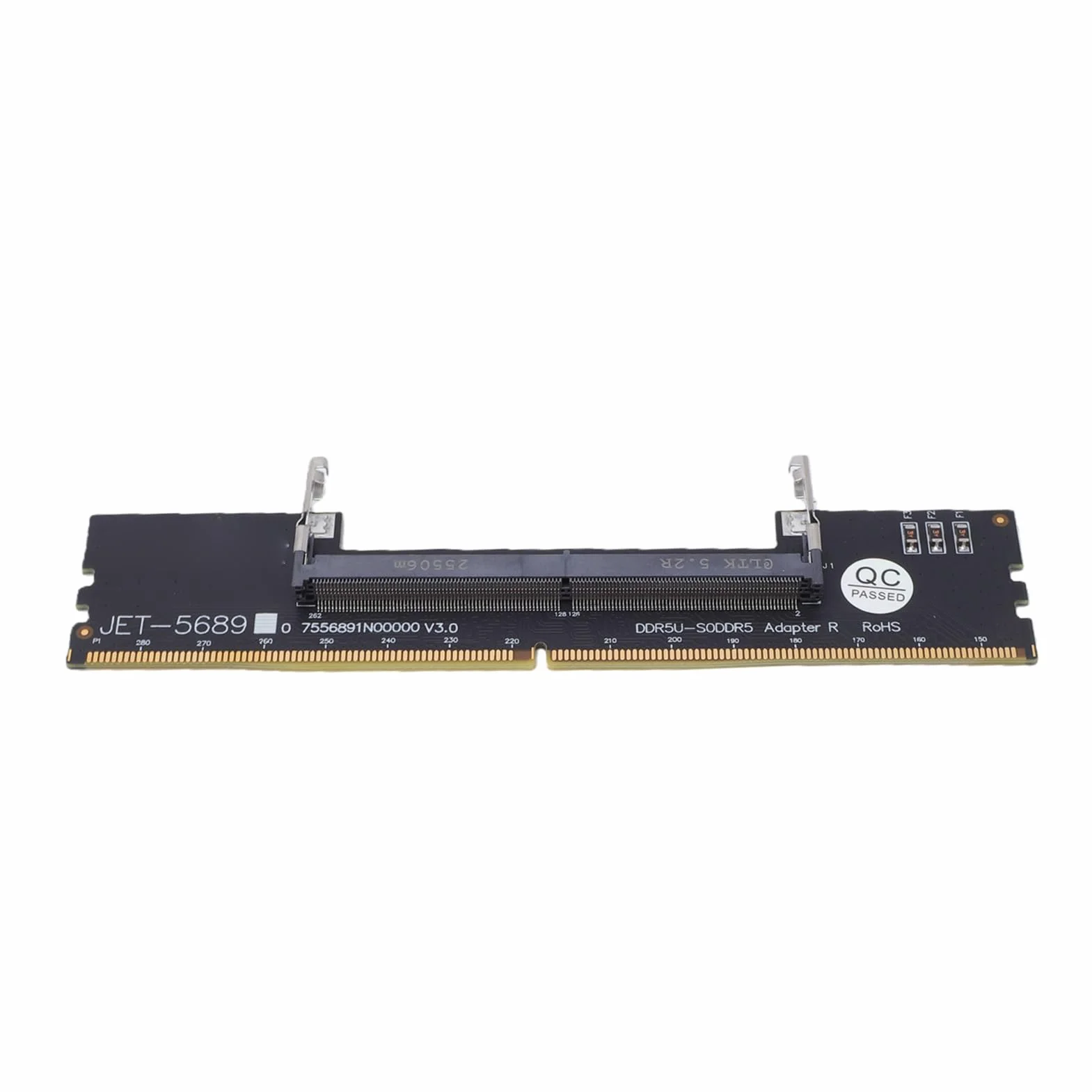 Spacnana Adapter DDR5 U DIMM do SO DDR5 RVS, Konwerter Pamięci Laptopa na Komputer Stacjonarny z Ulepszonymi Możliwościami Testowania, do Naprawy i Konserwacji Komputerów