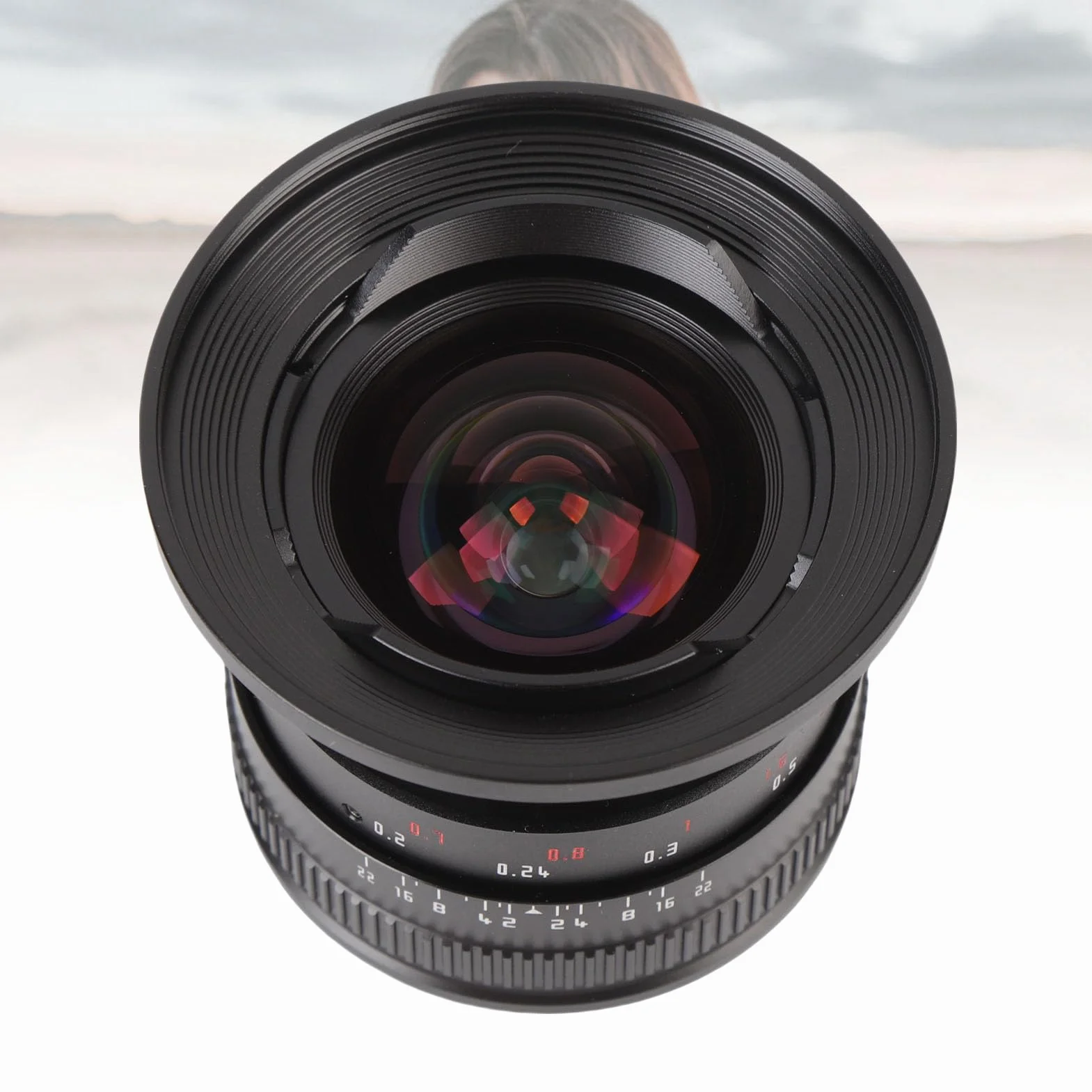 Ausla Obiektyw Stałoogniskowy 12 Mm F2.0 z Ręcznym Ustawianiem Ostrości, Stop Aluminium, Konstrukcja Szerokokątna, Wyjątkowe Możliwości Przy Słabym Oświetleniu, Idealny do Portretów i Fotografii