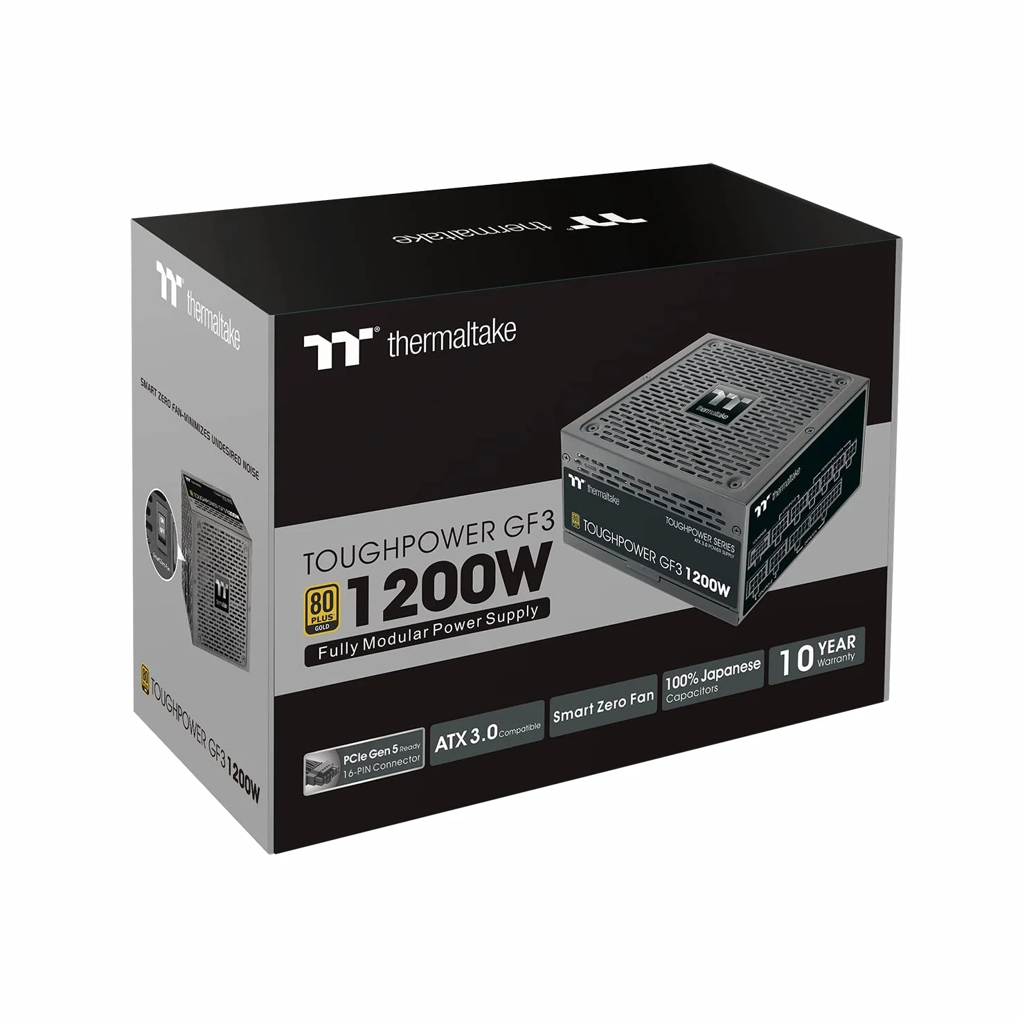 Thermaltake Thoughpower Gf3 PS-TPD-1200FNFAGE-4 Zasilacz, Czarny, 1200 W