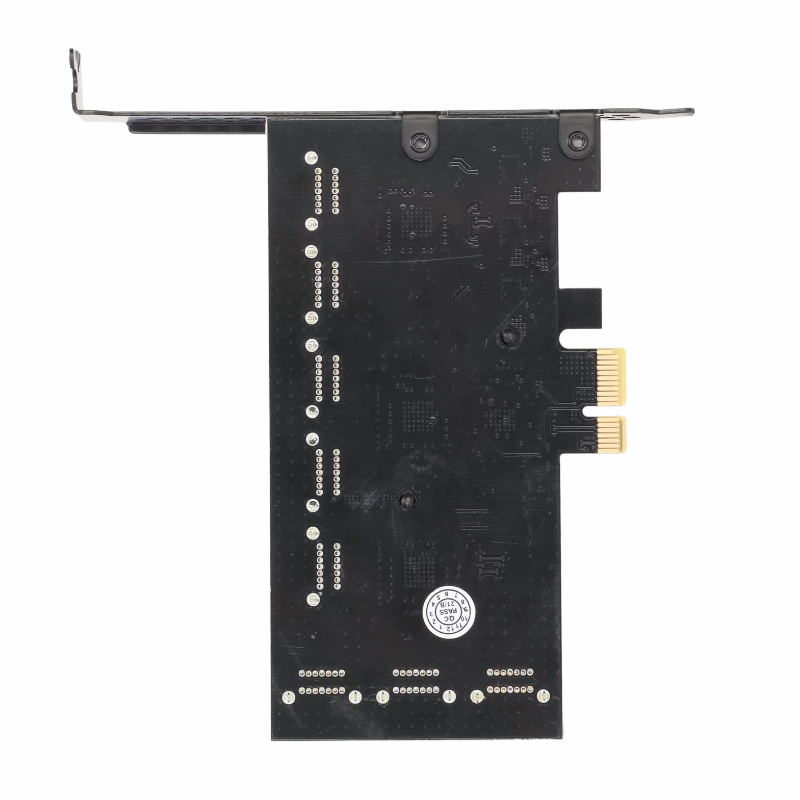 Fdit Adapter PCIe SATA, 16-portowy kontroler SATA 3.0, karta rozszerzeń PCI Express X1, kompatybilna z gniazdem X4/X8/X16, do Server/2003/Vista/7/8 (32/64 bit)/MAC/Linux