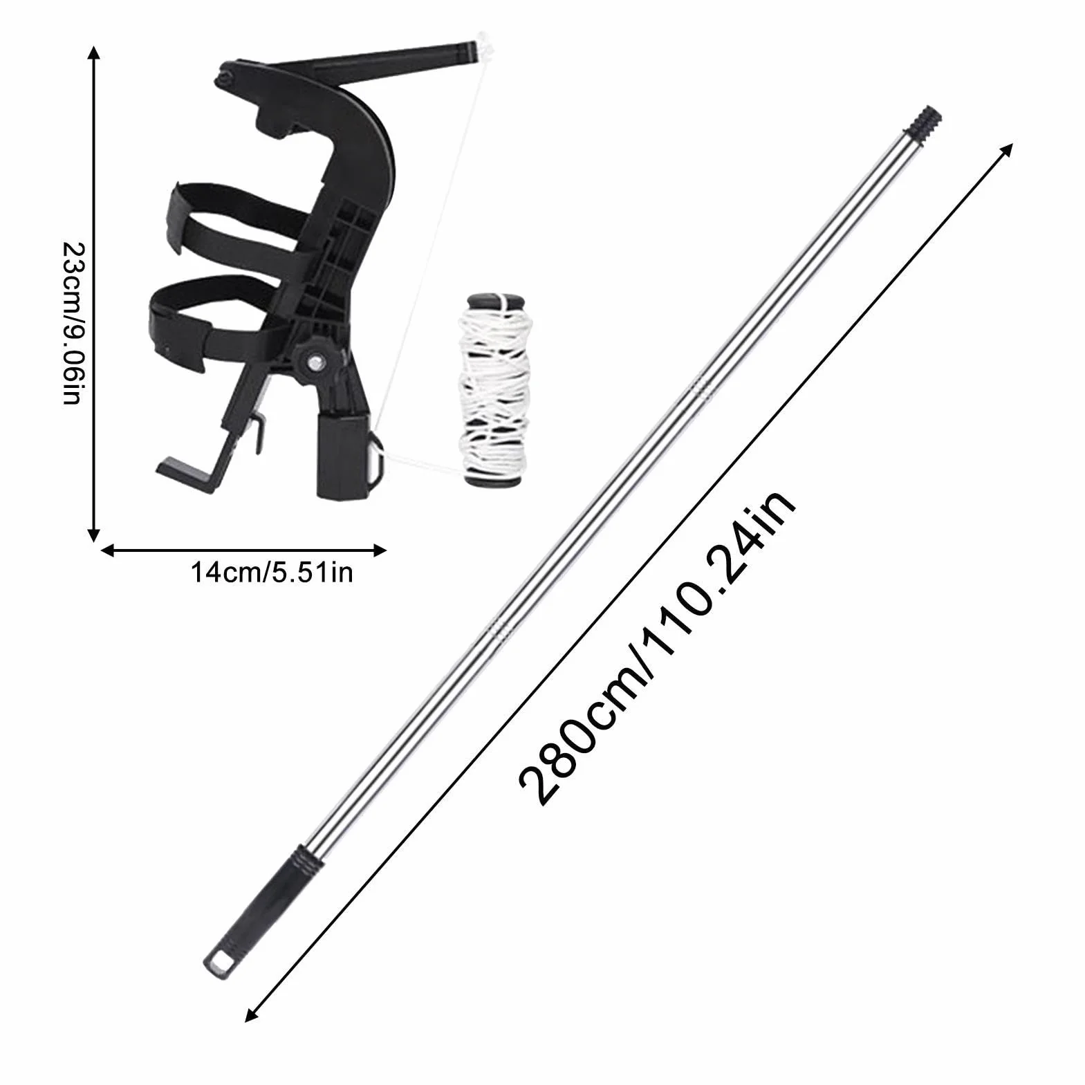 Adapter Przedłużki Puszek Spray Regulowane Przystawki Malarskie | Końcówki drążka przedłużającego Narzędzia, Akcesoria Do Gniazd Pszczół Cieśli, Drzew, Obrony Uli, Ogrodu, Liści, Rynien,