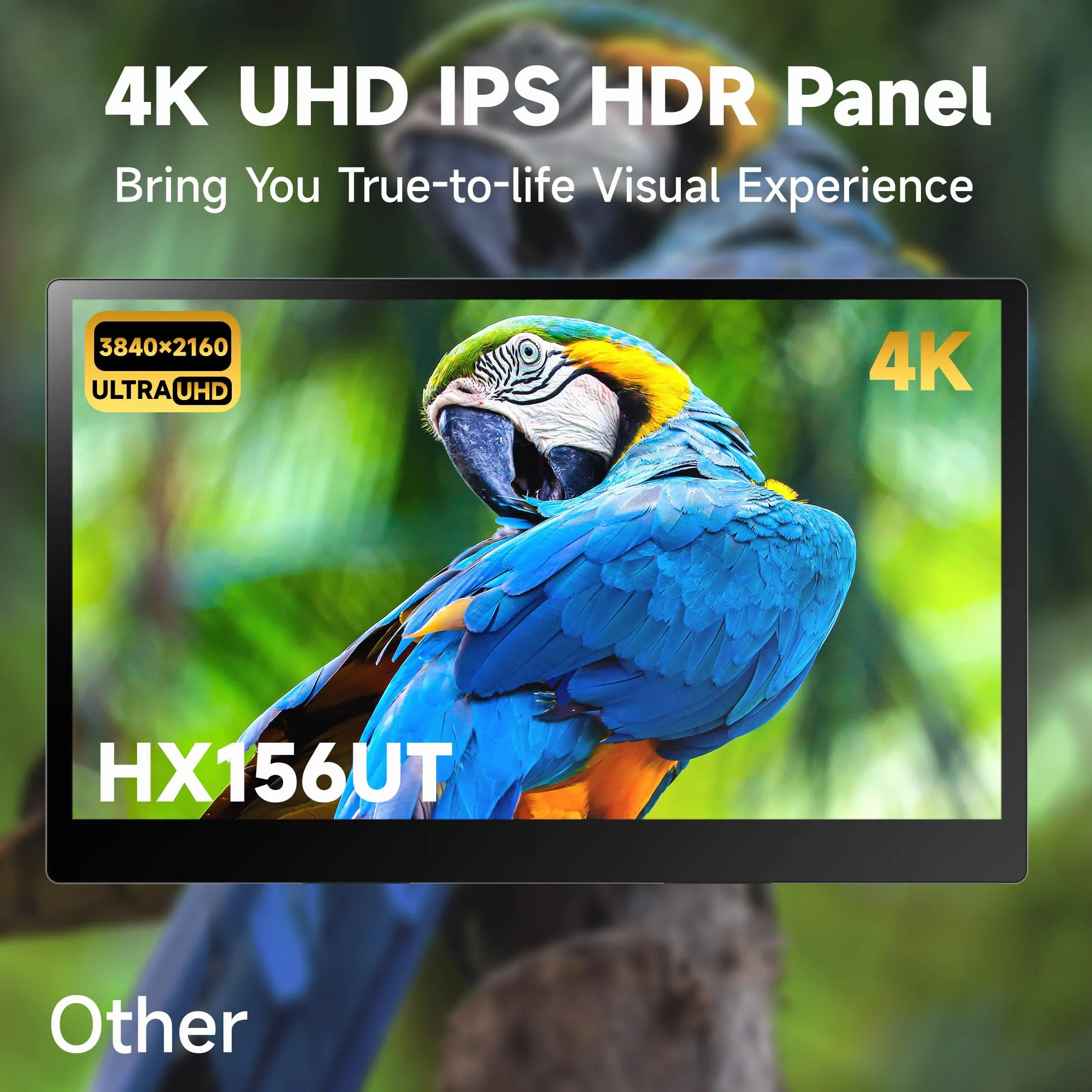 Pro Przenośny monitor z ekranem dotykowym 4K OLED 39.6 cm, 100% AdobeRGB, ΔE<2, metalowy obrotowy stojak, składana inteligentna obudowa i rysik, bardzo dokładny kolor do fotografii, edycji