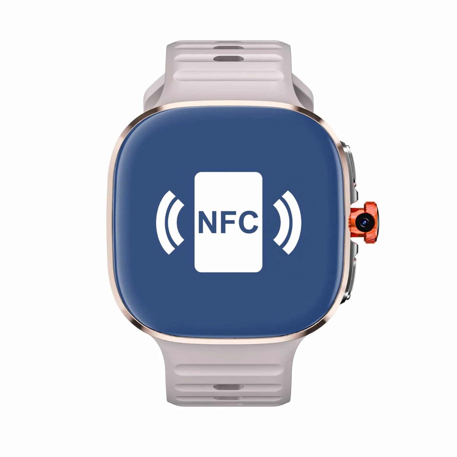 Monitorowanie Tętna Zegarek 4G Smart Watch z 2,16 -calowym Ekranem Dotykowym, Wi -Fi GPS BT Smartwatch, Tłumaczenie w Czasie Rzeczywistym AI, Niezależne Połączenie Telefoniczne (GOLD)