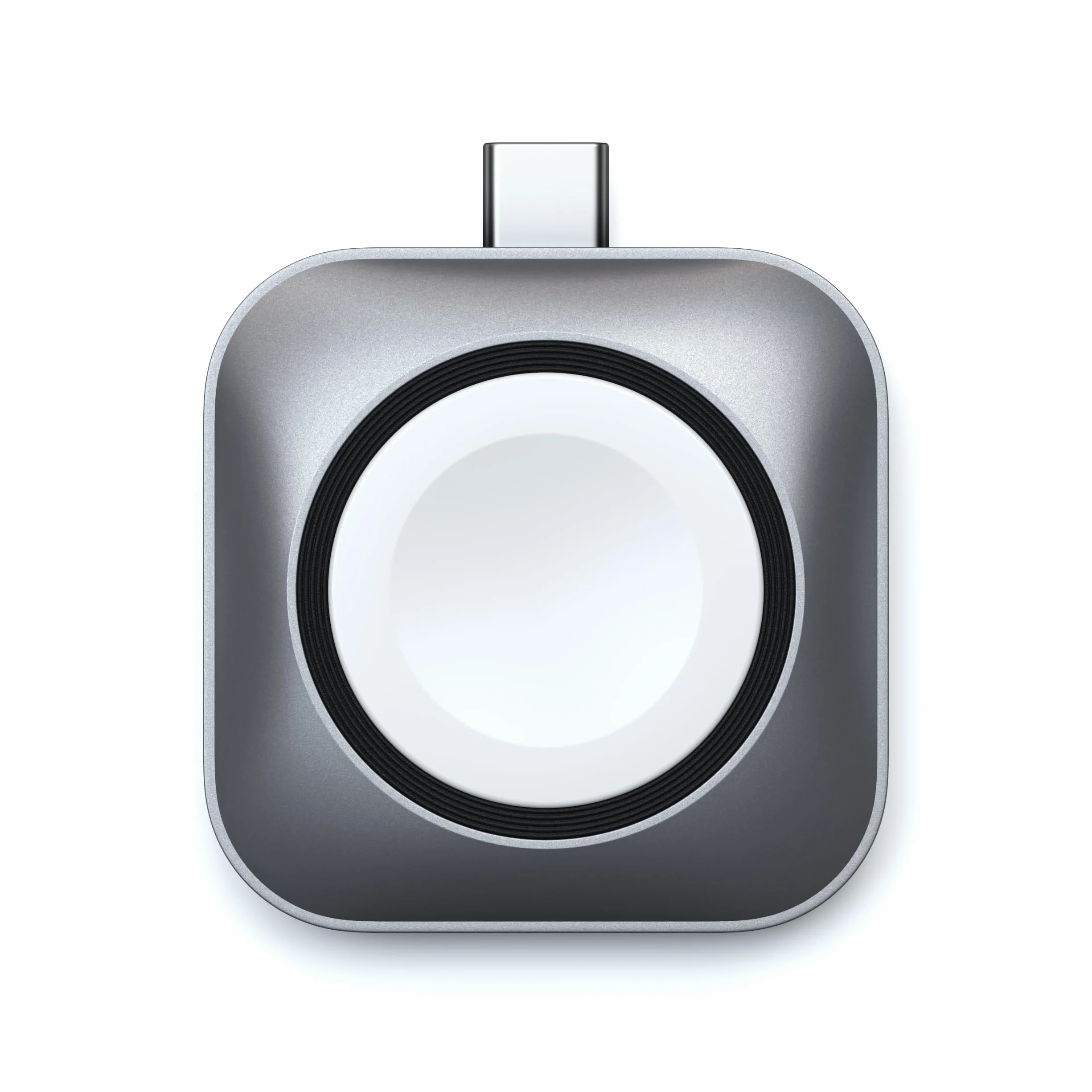 SATECHI przenośna ładowarka USB-C do Apple Watch, 5 W | Aluminiowa obudowa, certyfikat MFi, do Apple Watch Series 1–11, Ultra 1–3, SE 1–3 oraz AirPods