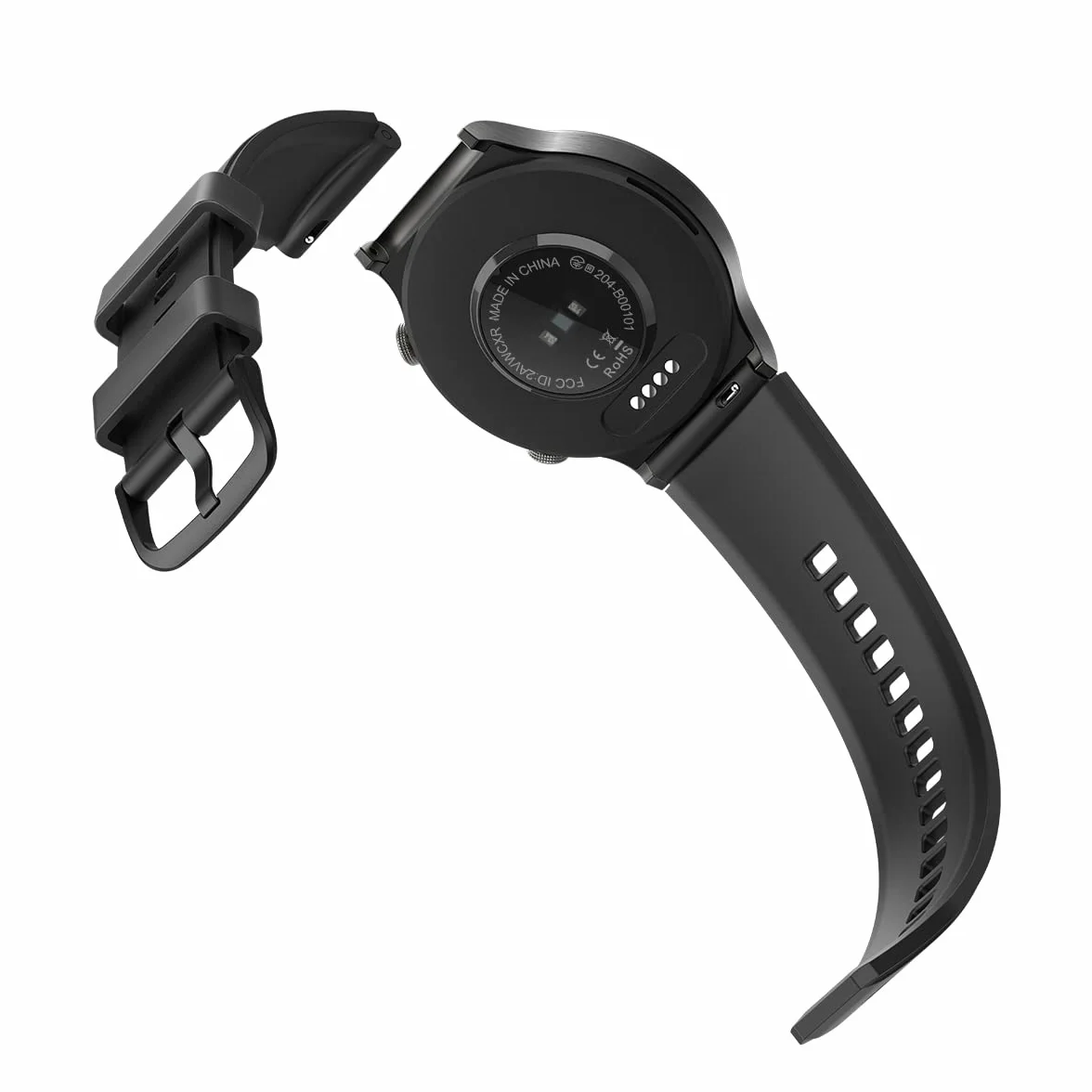 Blackview R7 Pro Smart Watch dla mężczyzn i kobiet, wodoodporny, IP68, metalowa rama i wytrzymałe szkło Corning, śledzenie zdrowia z tętnem, krew i tlenem snu, czarny
