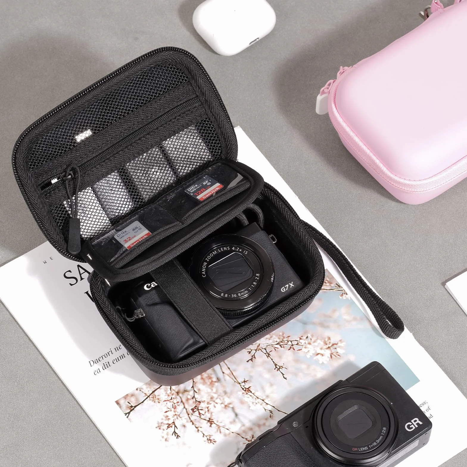 ProCase Torba na aparat cyfrowy Canon PowerShot SX740 HS G7X Mark III Mark II Kodak
