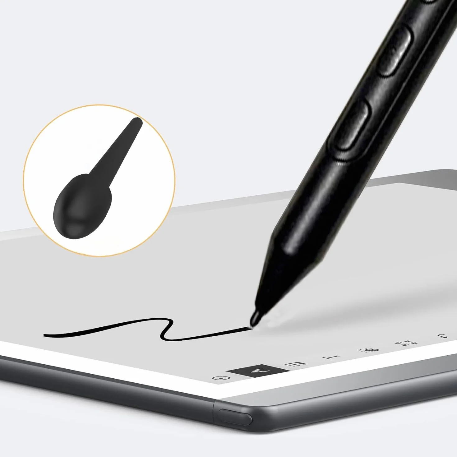 [10 sztuk] Wymienne końcówki do One By Wacom Pro Pen 3 (ACP50000DZ), czarne