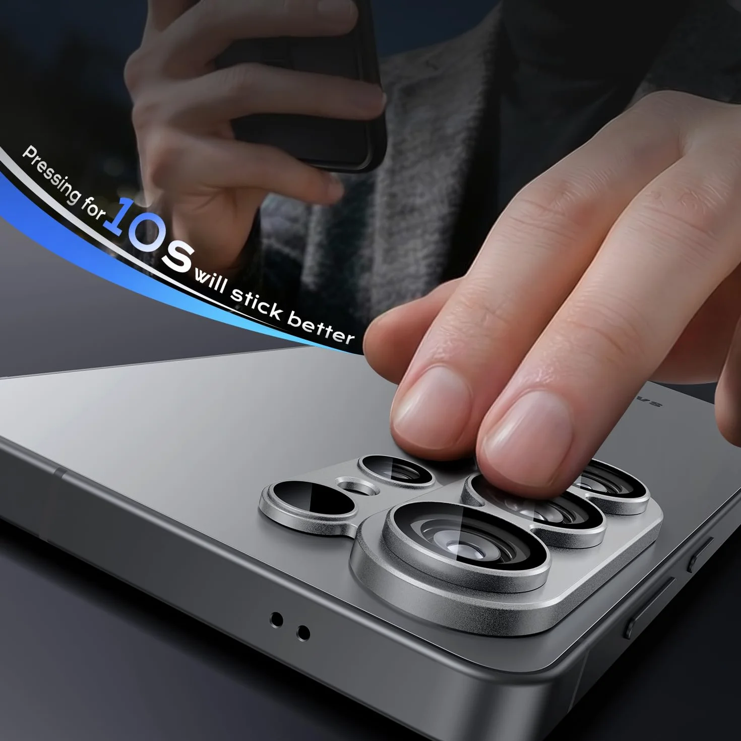 WSKEN Matowa ochrona aparatu do Samsung Galaxy S26 Ultra 5G – twardość 9H, odporna na zarysowania, bez pęcherzyków powietrza, matowa folia ochronna HD, szkło hartowane, szkło ochronne, folia ochronna