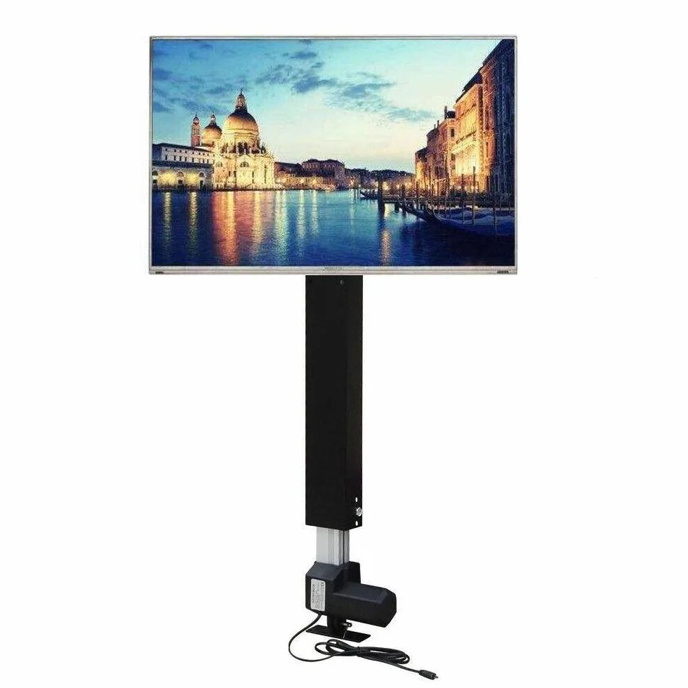 Stojak pod telewizor, elektryczny uchwyt do telewizorów z regulacją wysokości 700 mm, do ekranów plazmowych LCD 26"-57"