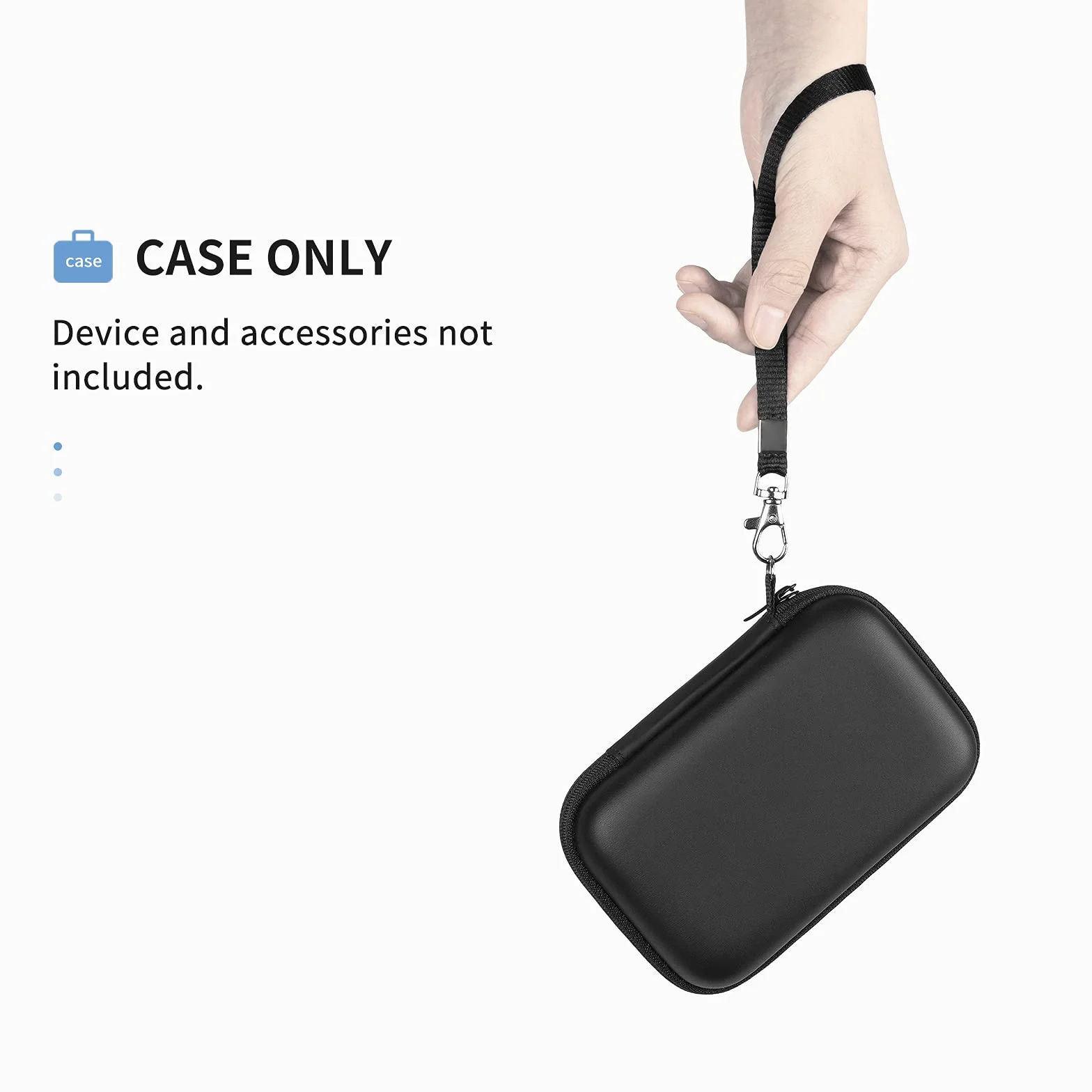Obudowa dla zewnętrznego dysku twardego TOSHIBA Canvio podstawy / Western Digital WD Elements / Seagate HDD przypadku, ​Pamięć Zewnętrzna Przenośny dysk Ochronny Torba Odporna Na Wstrząsy Twardy Pokrywa Case (szary)