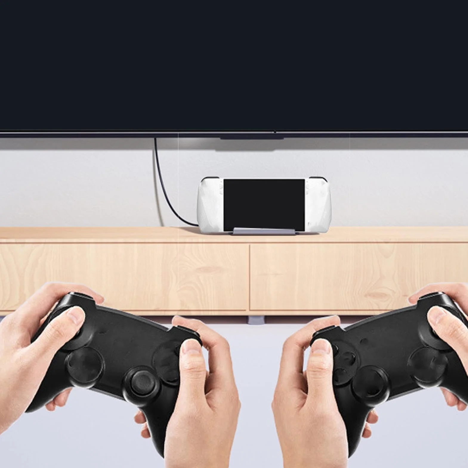 ASHATA Stacja Dokująca do Konsoli do Gier Pasuje do Legion Go S, Stacja Dokująca 10 W 1 Podwójny Wentylator Chłodzący 4K 100 W PD Ładowanie Gigabit Ethernet Podstawowa Stacja Dokująca