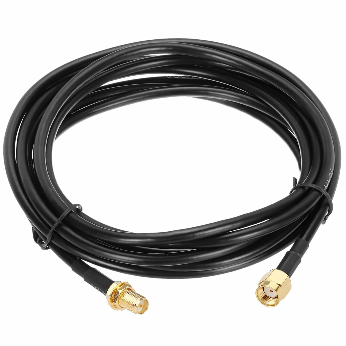 GTIWUNG Wtyk RP SMA na gniazdo RP SMA, 10 m, antena, kabel koncentryczny, kabel przedłużający RG58, kabel SMA, 50 omów, do radia HF/anteny WiFi, GPS, nisko zagubiony kabel antenowy