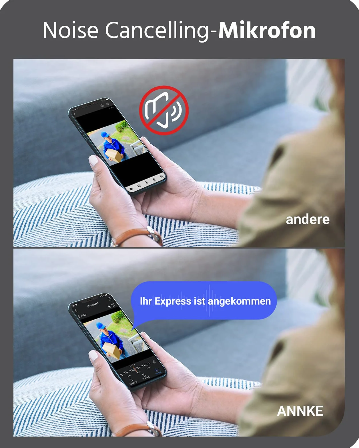 ANNKE Bezprzewodowa kamera do monitoringu 3 MP, zestaw zewnętrzny 8CH 5 MP NVR z 4 x 3 MP WiFi, zestaw do monitoringu wideo z dyskiem twardym 1 TB, obsługuje nagrywanie audio, odporność na warunki