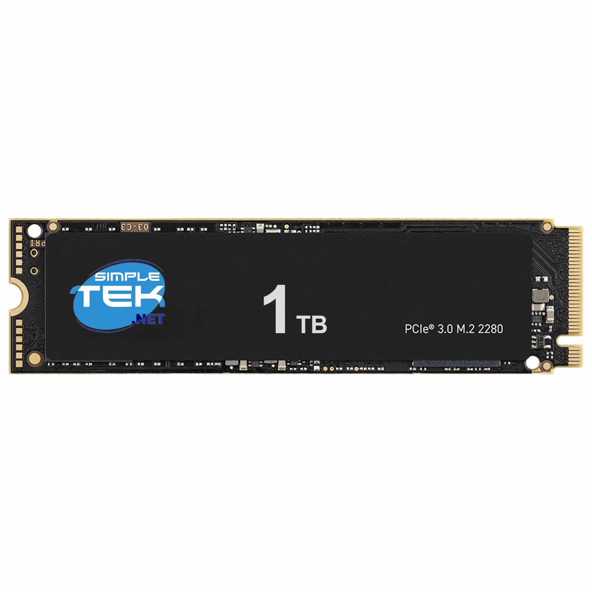 SIMPLETEK Wewnętrzny dysk SSD 1 TB M.2 NVMe PCIe Gen 3.0 x 4 - Dysk SSD 2280, prędkość do 3500 MB/s do komputerów PC i laptopów