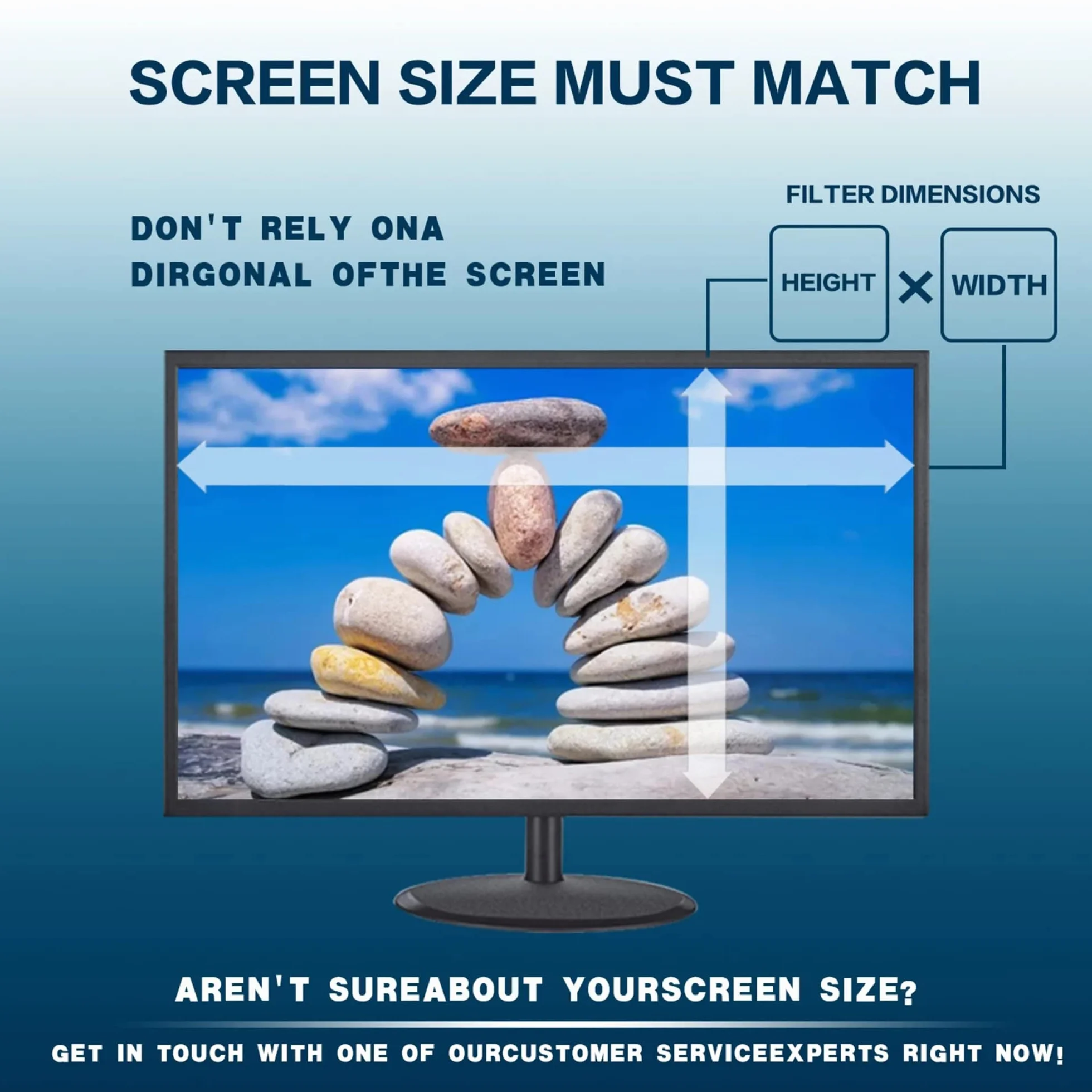 Od światła AntiBlue do 48-65 cali, matowa folia przeciwodblaskowa użytku wewnątrz i na zewnątrz, telewizorów LCD, LED, 4K OLED QLED HDTV,Folia ochronna na ekran telewizora(50in 1095x616mm)
