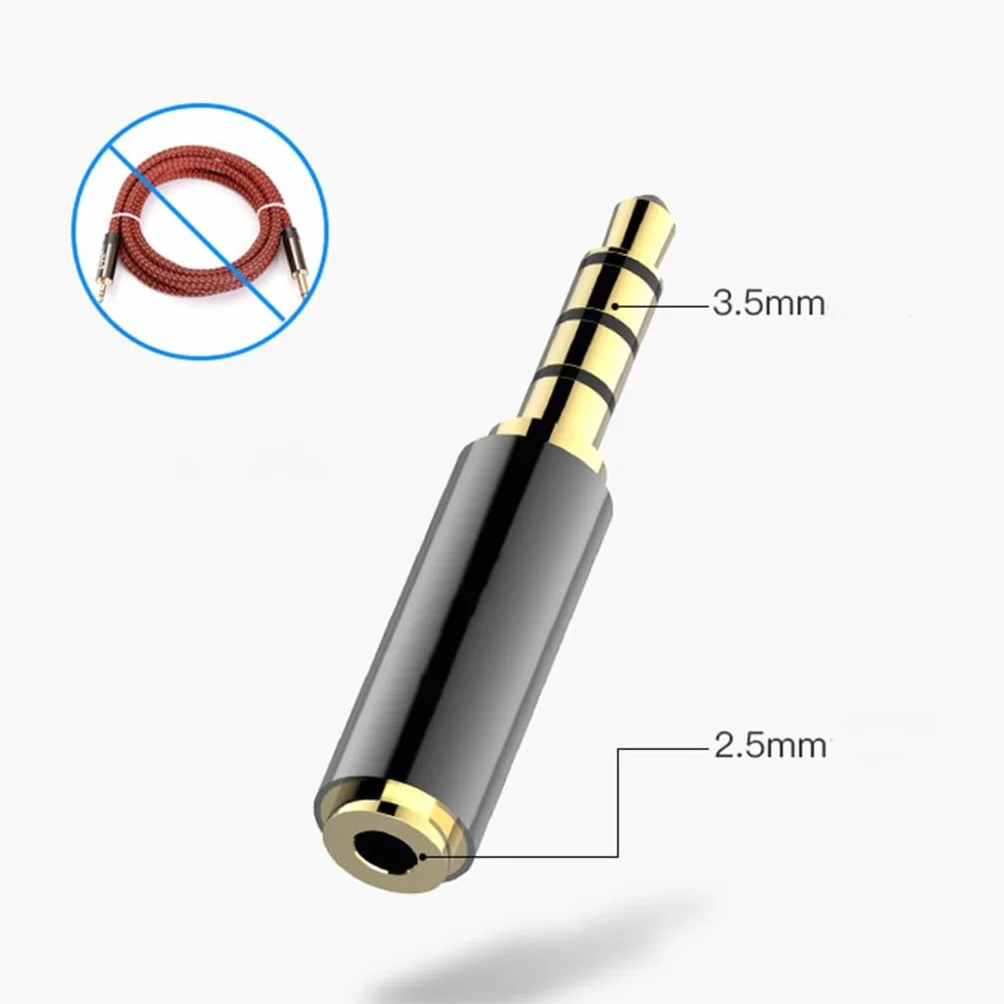 Aux kabel głośnikowy stereo zestaw słuchawkowy 2,5 mm żeński do wtyczki męskiej 3,5 mm
