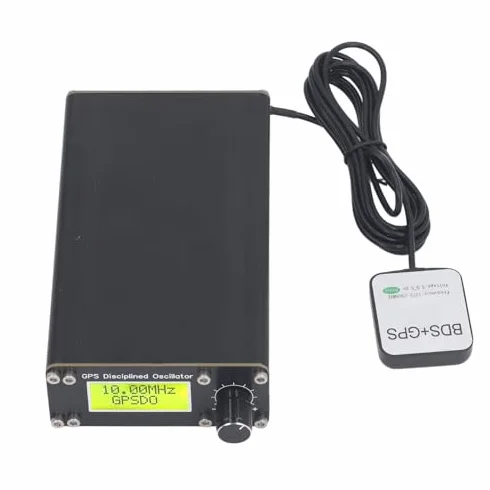 Przenośny Oscylator Zdyscyplinowany GPS Zegar GPSDO OCXO 10 MHz Wyjście Fali Prostokątnej DC12V dla Instrumentów