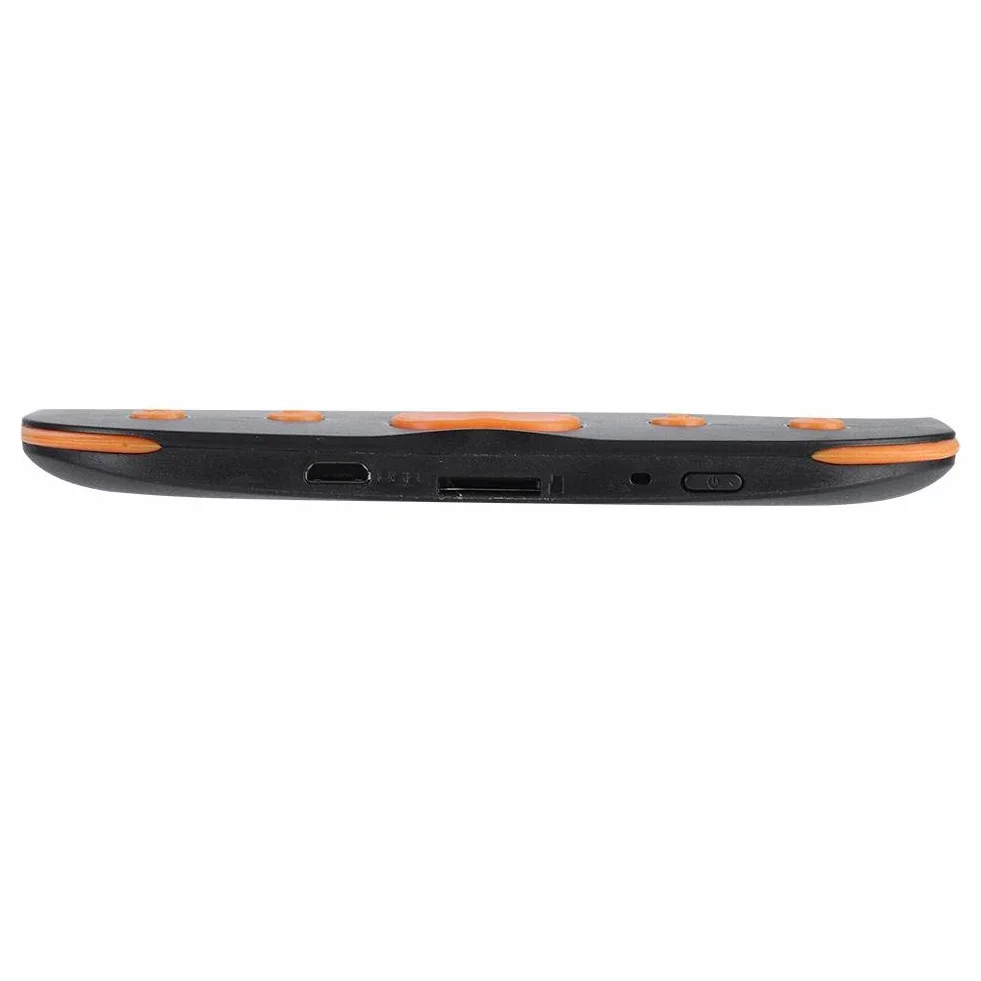 E-Reader, BK-6025L Przenośny 6-calowy 8G USB2.0 Wodoodporny czytnik e-booków z wbudowaną skórzaną obudową Bateria 1800 mAh Wiele języków obsługuje karty 32G TF, oświetlenie ekranu (pomarańczowy)