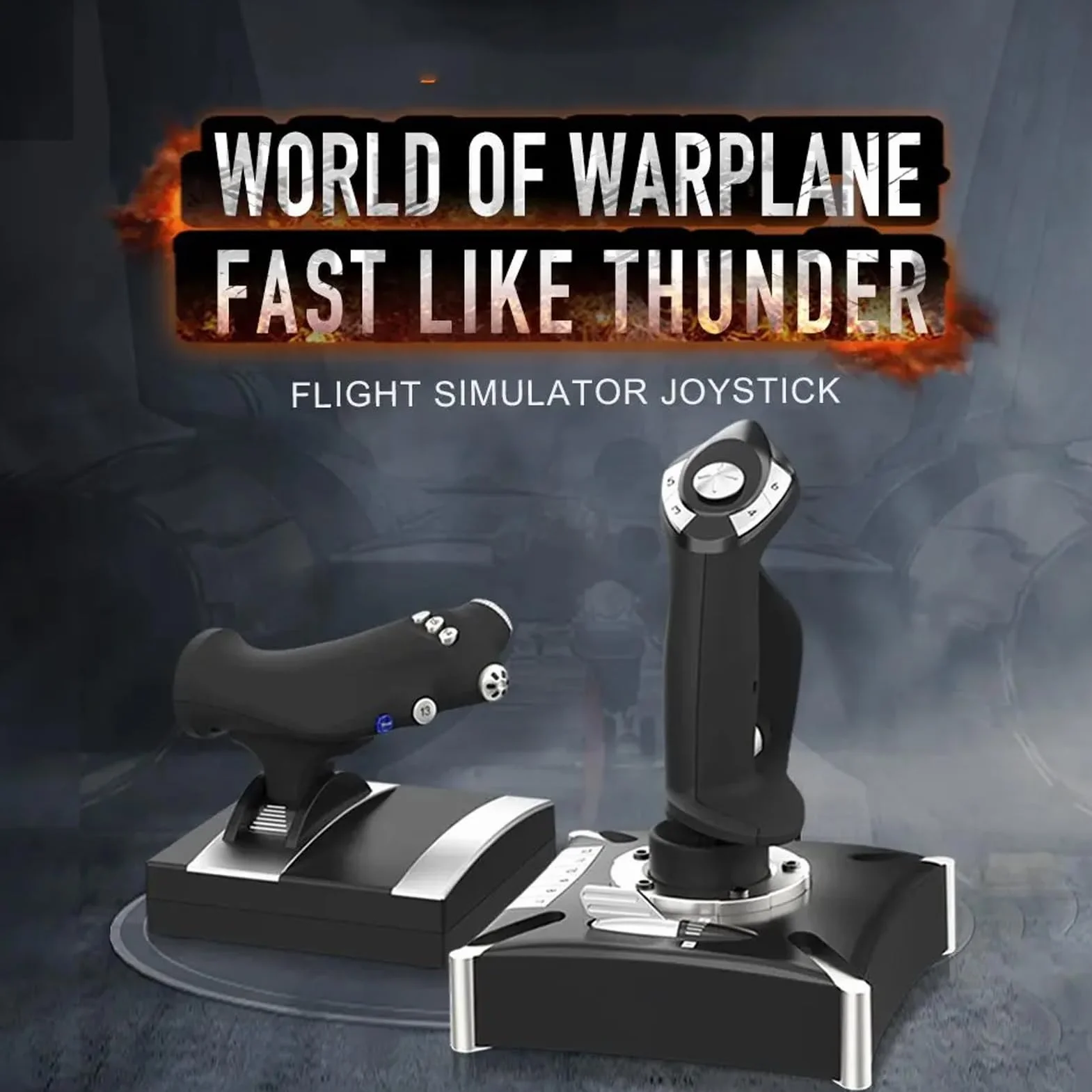PUSOKEI Joystick Wibracyjny do Symulatora Lotu |Sterowanie symulacją dla Series X S 7-11