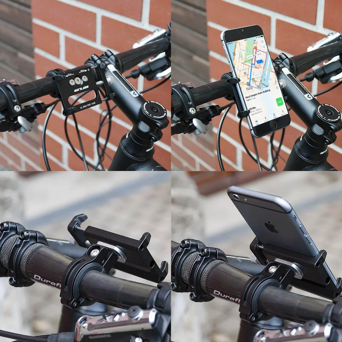 GUB Uniwersalny uchwyt do roweru rowerowego do telefonu komórkowego, smartfona, nawigacji satelitarnej itp.