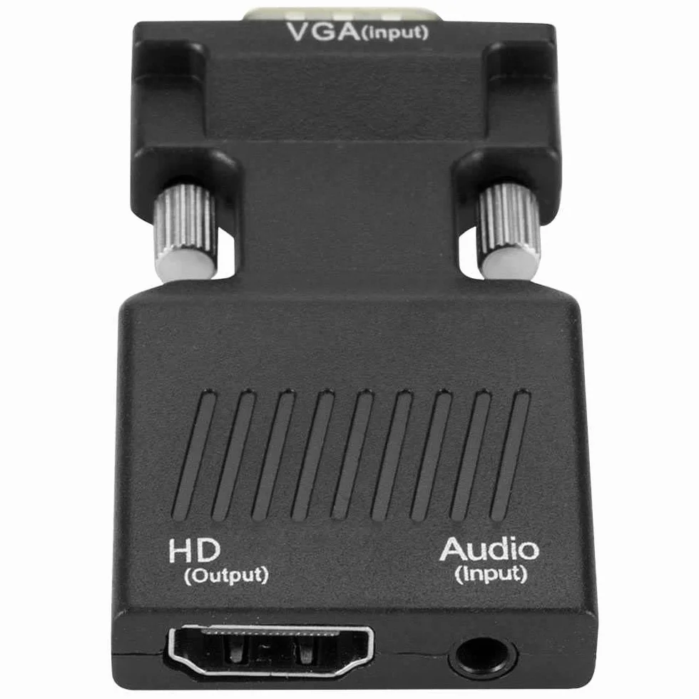 Ociodual Aktywne gniazdo VGA do HDMI adapter z kablem audio wideo Full HD 1080p konwerter