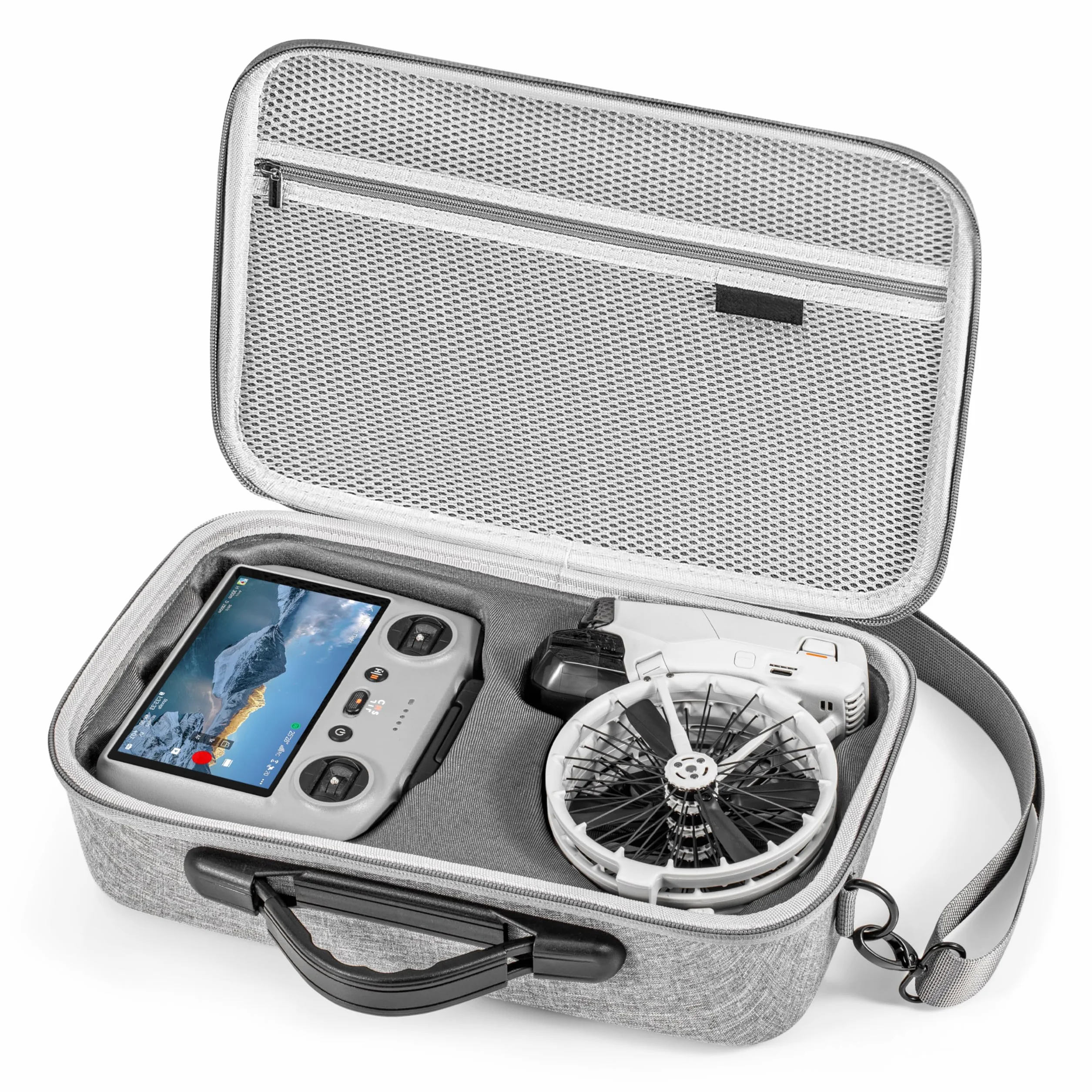 Tomat Etui z klapką, przenośna torba na ramię do DJI Flip Fly More Combo, obsługa 3 inteligentnych baterii lotniczych, torba do przenoszenia z pilotem RC 2/N3