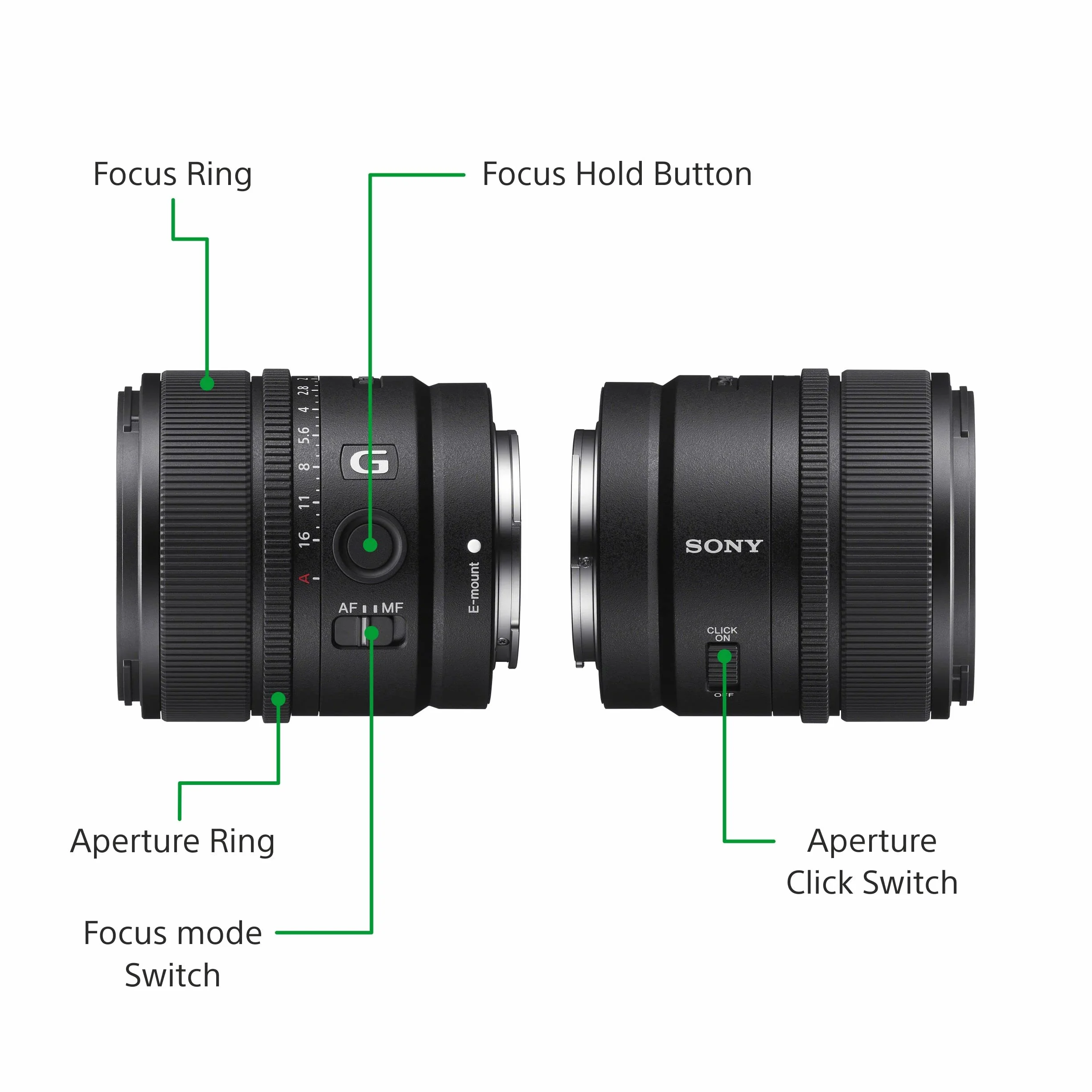 Sony 15 mm f/1.4 G E-Mount obiektyw stałoogniskowy APS-C (idealny do krajobrazów, vlogów i kreatywnych perspektyw)