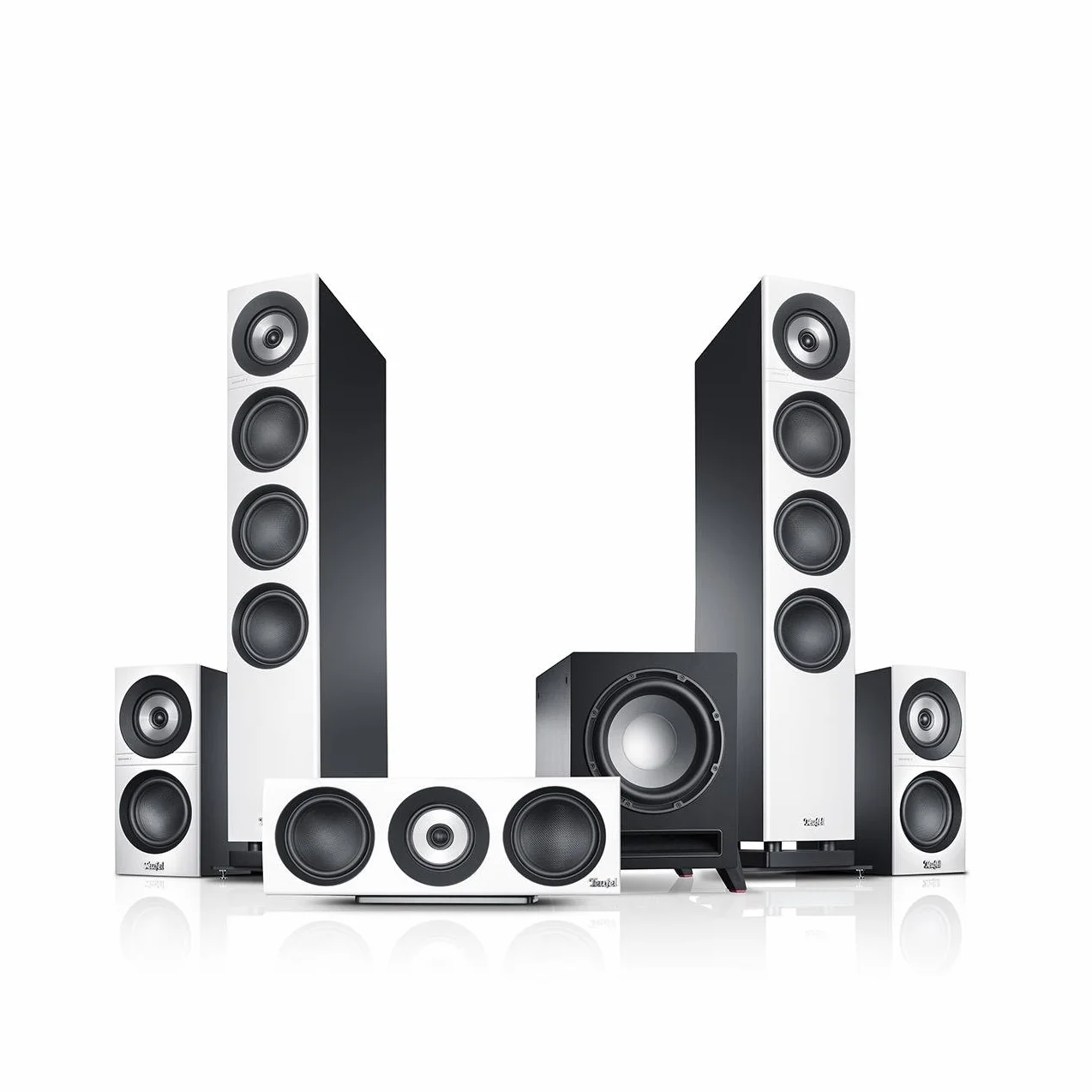 Teufel Definion 3 Surround 5.1 zestaw kina domowego, głośnik 5.1, kino dźwięk, dźwięk przestrzenny, subwoofer Movie High-End HiFi