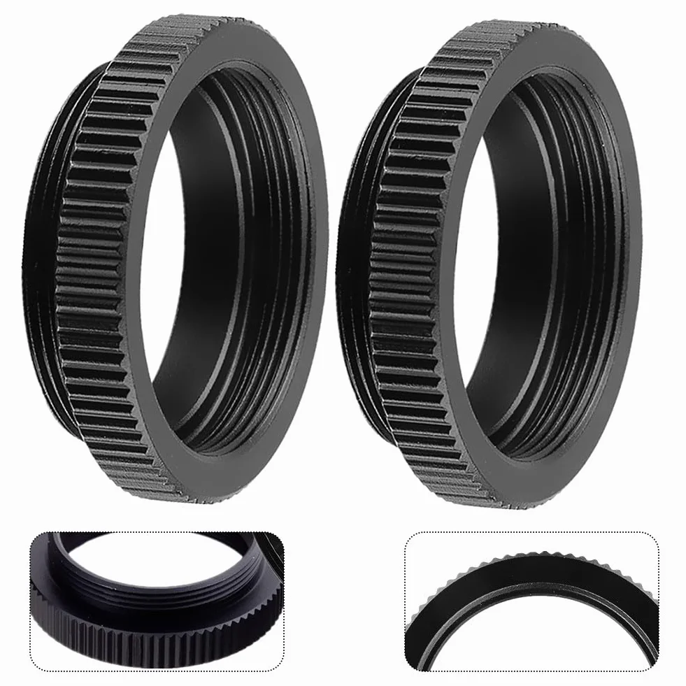 Pierścień C-CS do konwersji obiektywu, 2 szt. 5 mm adapter rurki przedłużającej pierścień izolacyjny do soczewek CCTV adapter montażowy C-CS