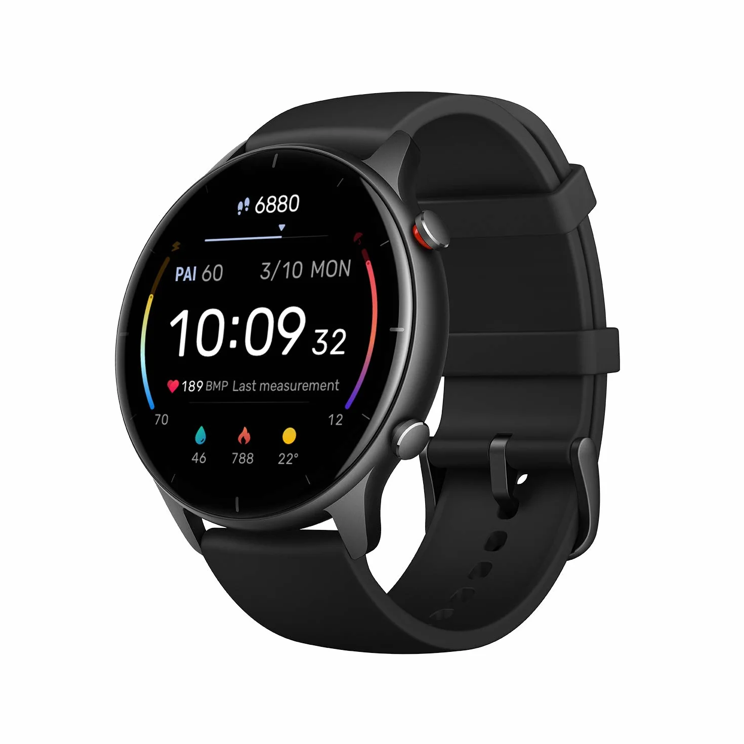 Amazfit Smartwatch GTR 2e GPS 1,39" AMOLED monitor aktywności fitness i zdrowia, 90 trybów sportowych, bateria 24 dni, monitorowanie częstotliwości bicia serca, snu i stresu, dla mężczyzn i kobiet