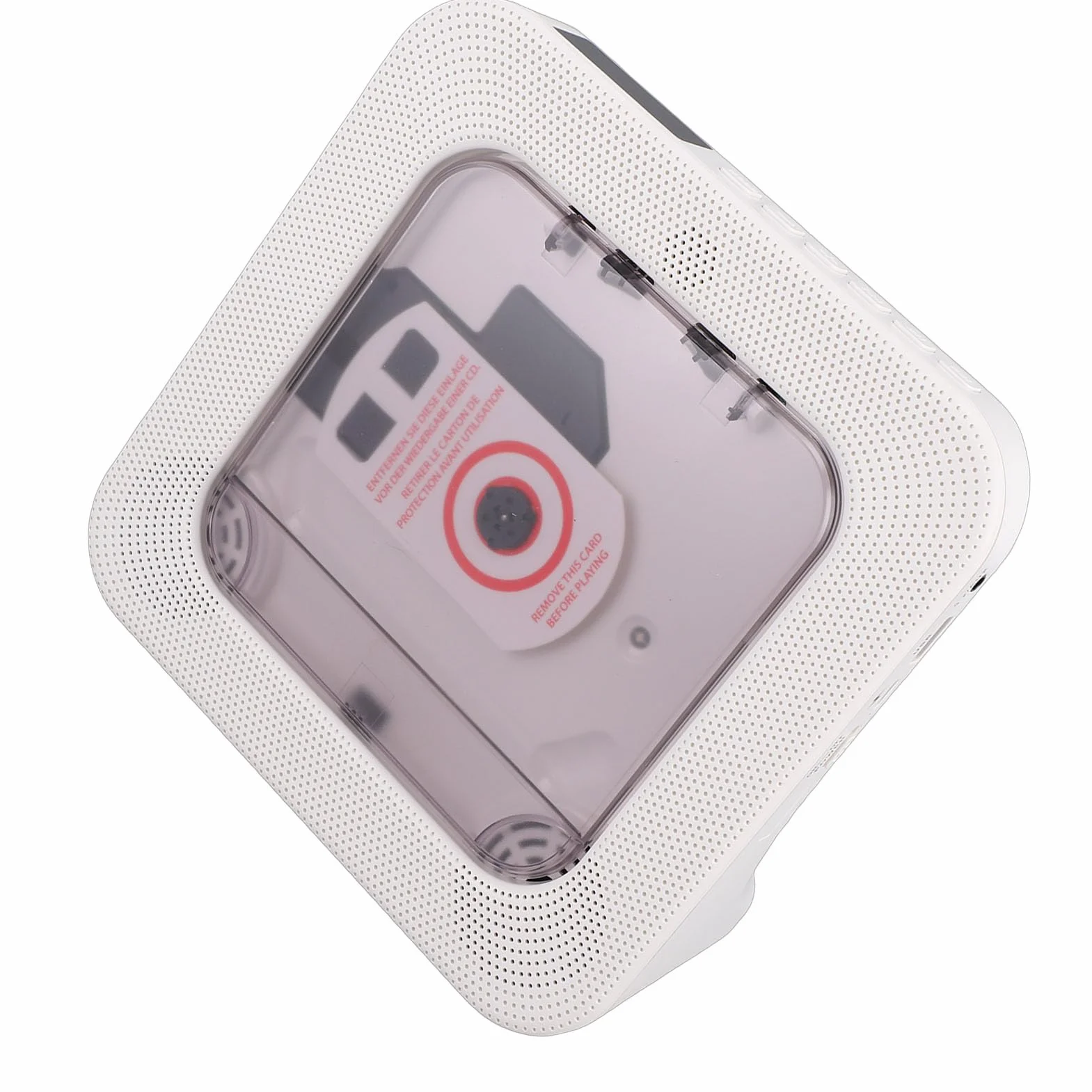 Przenośny Odtwarzacz CD z Bluetooth 5.3, Stacjonarny Odtwarzacz Muzyczny CD do Użytku Domowego, Obsługuje CDR MP3 WMA, z Pilotem, Wyświetlaczem LED, Radiem FM