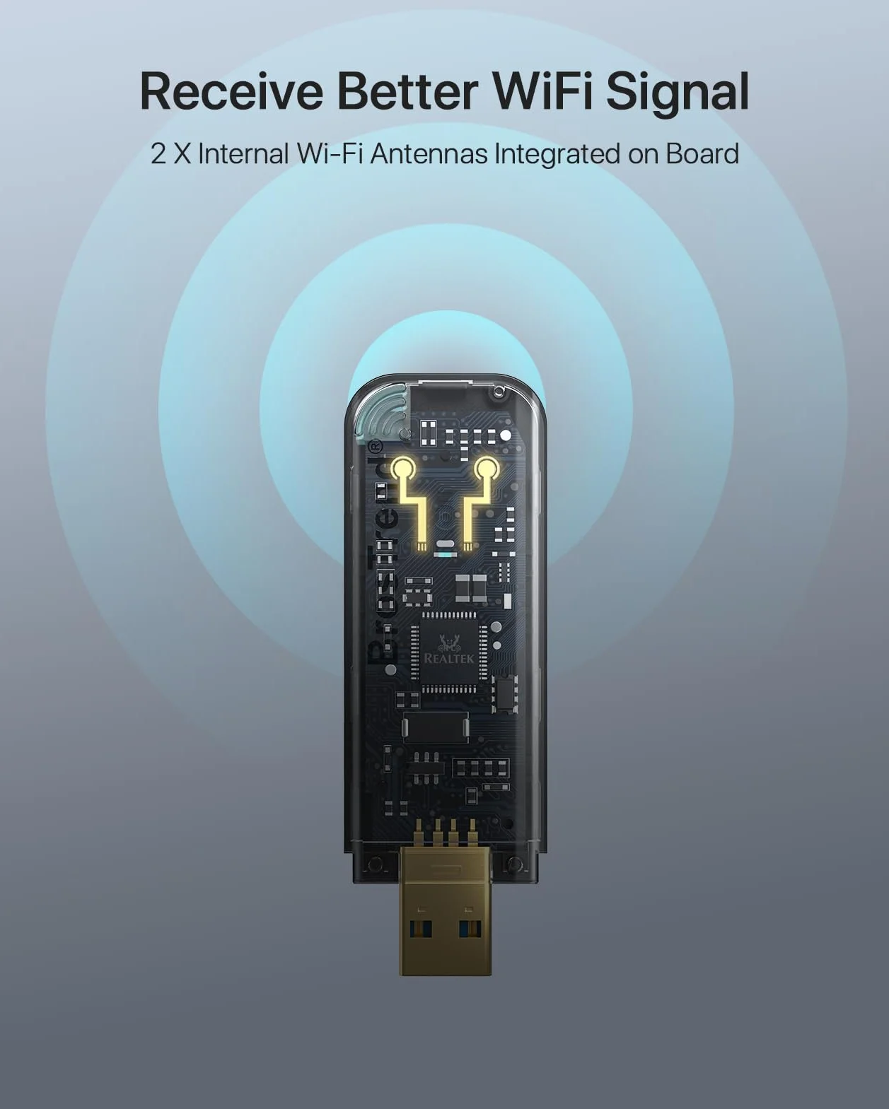 BrosTrend Adapter Linux USB WiFi AC1200 obsługuje Kali, Ubuntu, Mint, MATE | Debian, Kubuntu, LMDE, Zorin, Raspberry Pi 2+, Windows 11, bezprzewodowy dwupasmowy klucz sprzętowy Linux WiFi 5 GHz/867 Mb