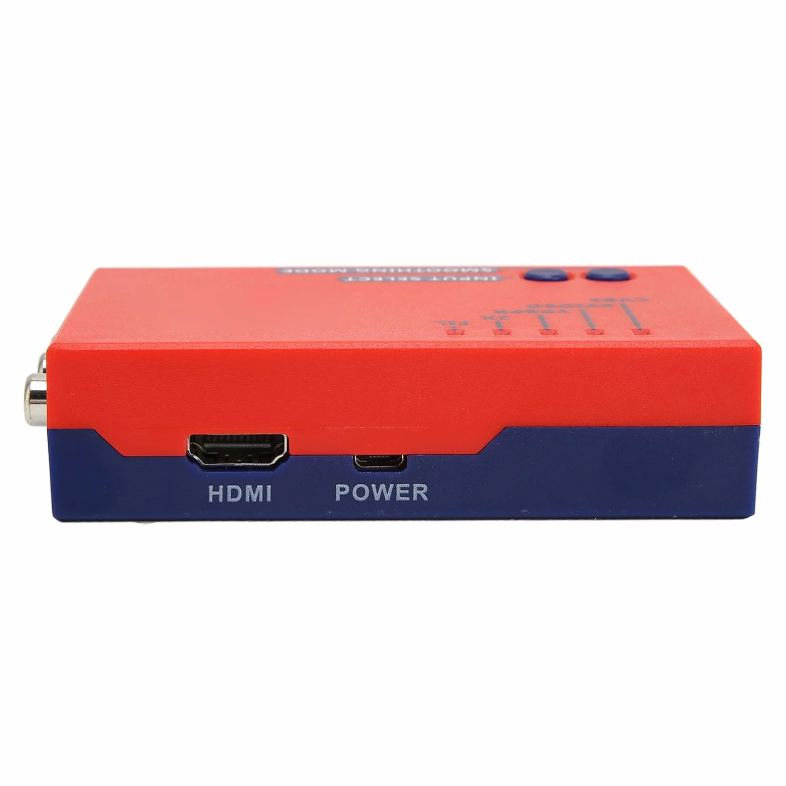 Fabater Konwerter RetroScaler2x AV na, Mnożnik Linii Konsoli Retro dla N64 Saturn, Wyjście 240p 480i do 480p 576p HD, Zerowe Opóźnienia dla Gier Retro (czerwony)