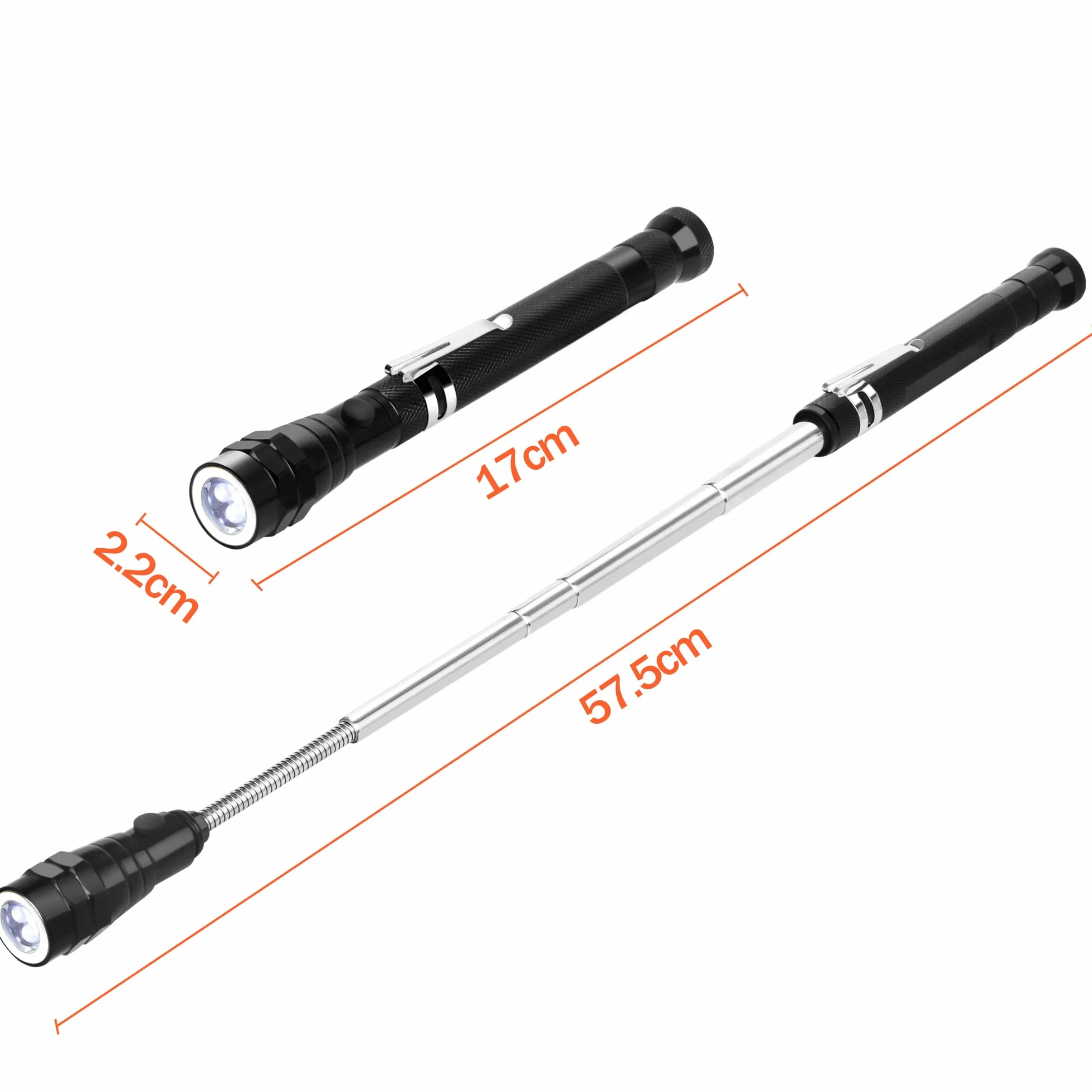 Magnetyczne narzędzie do odbioru LED, prezenty dla mężczyzn, prezenty na Dzień Ojca od córki/syna, gadżety dla mężczyzn, prezenty urodzinowe dla niego, teleskopowe narzędzia ręczne, wypełniacz skarpet