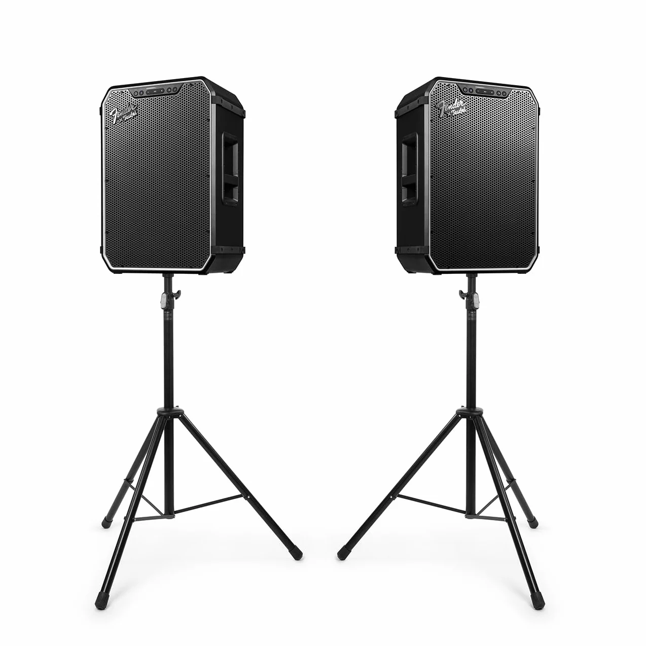 Głośnik Bluetooth Fender x Teufel ROCKSTER NEO, przenośny głośnik bezprzewodowy, 130 dB SPL Peak – długi czas pracy baterii (Black & Steel)