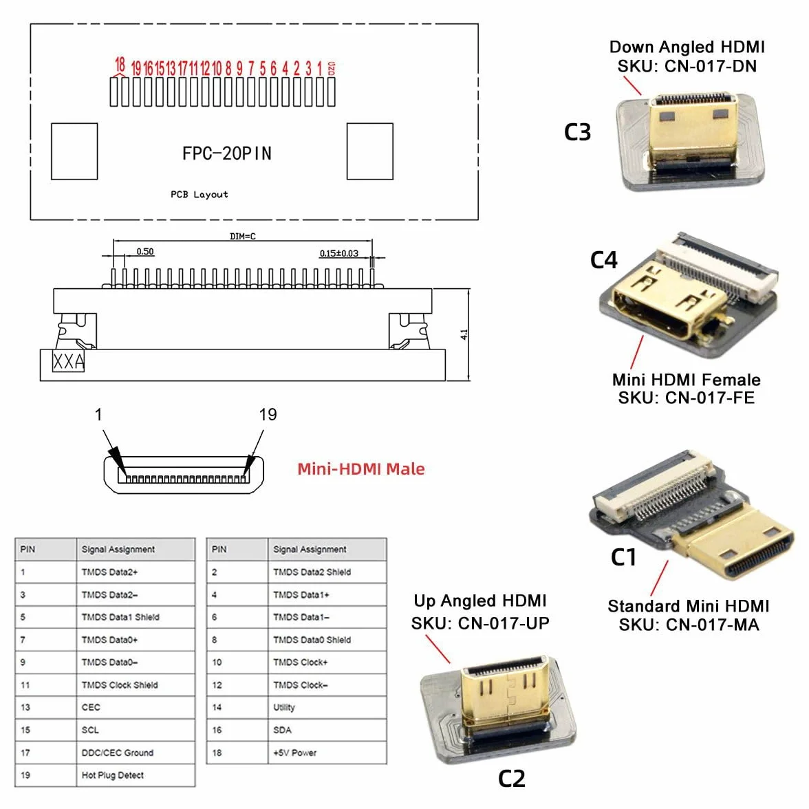 CY Cord Ultra cienkie, wygięta w dół wtyczka HDMI na zakrzywioną w dół wtyczkę HDMI, kabel przedłużający FPC, płaski kabel 1080P do FPV HDTV, multicopterowych zdjęć lotniczych, A3 (10 cm)