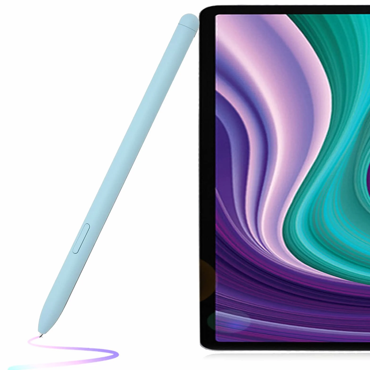 Zapasowy Rysik S Pen z 5 Końcówkami do Galaxy Tab S6 Lite 10,4 SM-P610, SM-P615, Rysik do tabletu. (Niebieski)