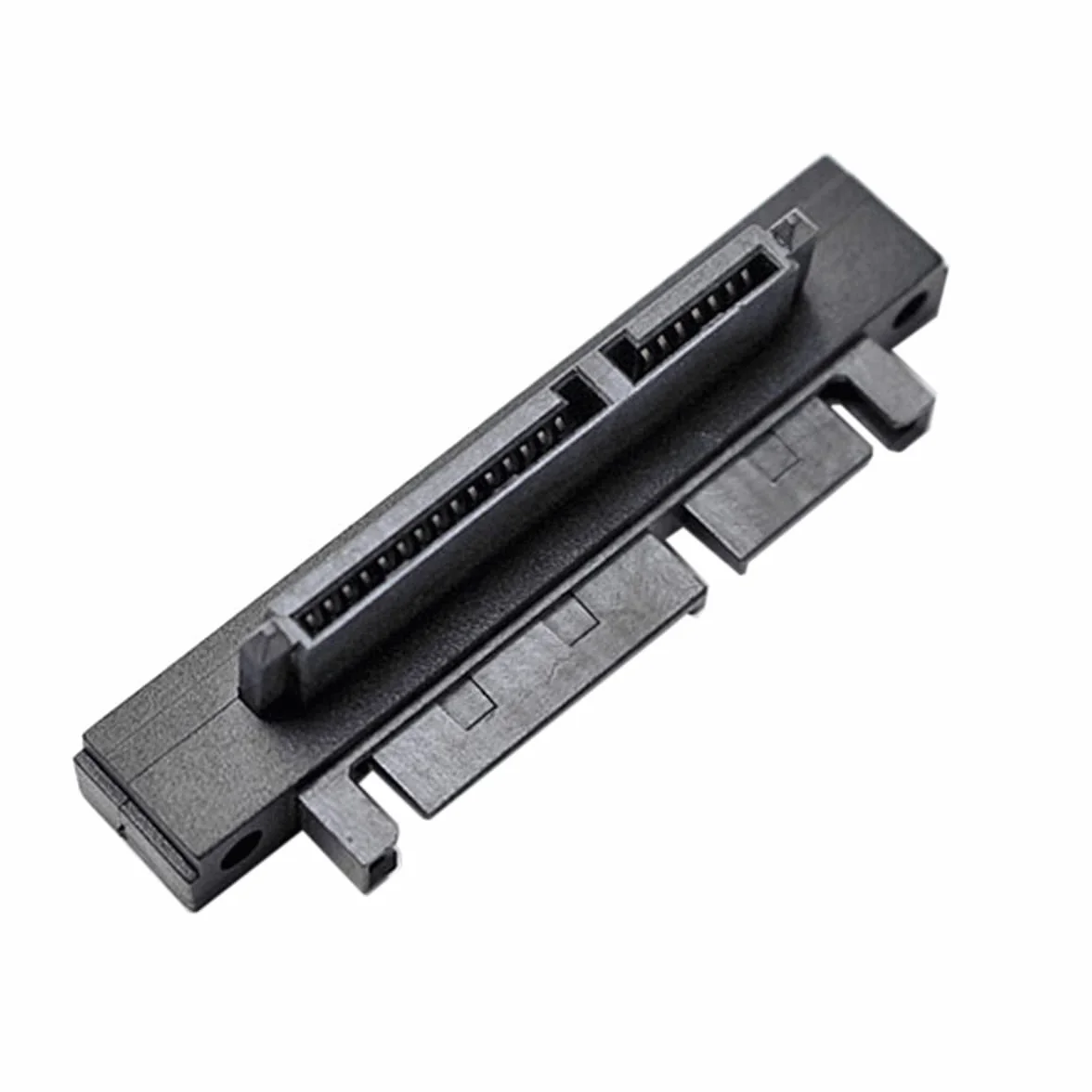 CY 90 stopni w dół kątowy SATA 22Pin 7+15 męski na SATA 22P żeński adapter konwertera przedłużającego