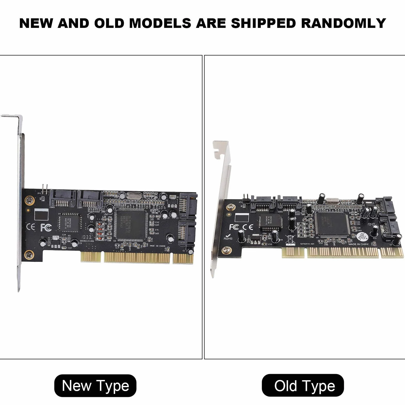 Kontroler RAID, chipset PCI Sil3114 do 4 wewnętrznych portów SATA, 1 5-pinowa karta Raid PCI-to-SATA, adapter Gb/s, chipset kart Raid z obsługą dysków twardych