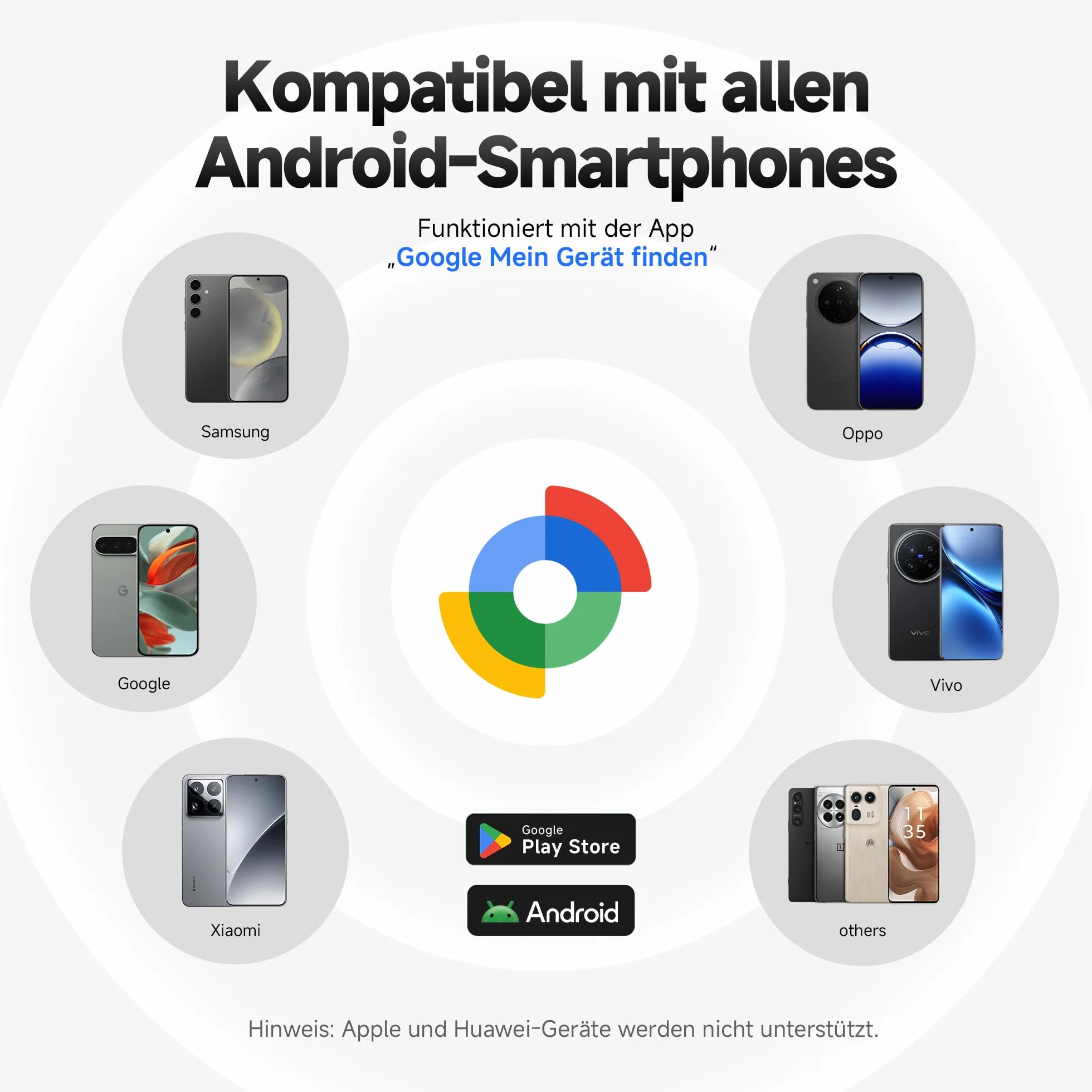 MiTag Bluetooth Tracker dla Android, Inteligentny Lokalizator Kluczy, Śledzenie Bagażu, Kompatybilny z Google Znajdź moje urządzenie, dla Kluczy, Torb, Walizek (Czarny-1Pack)