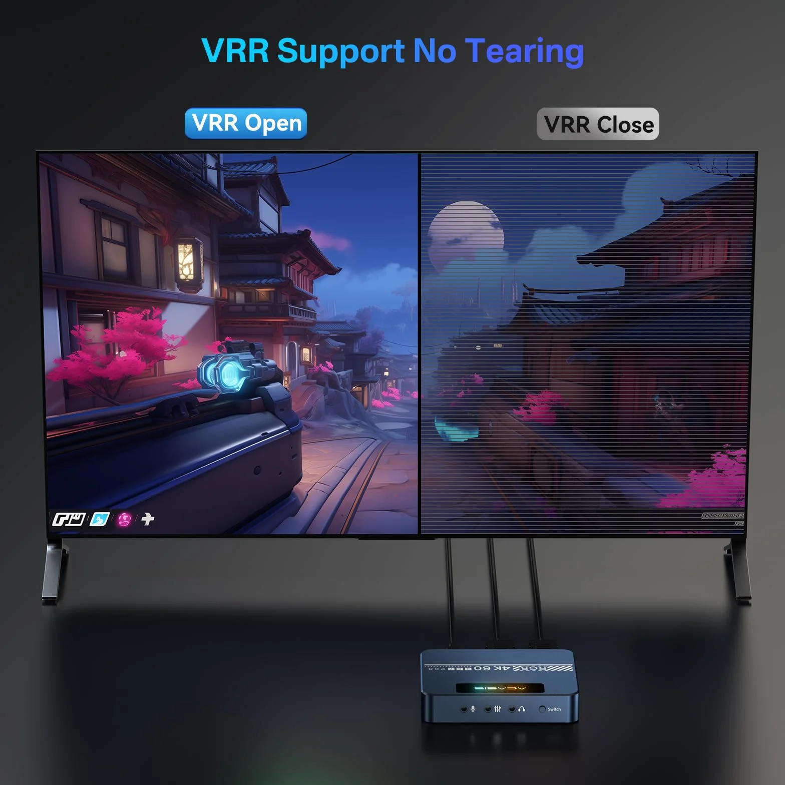 ACASIS Karta przechwytywania wideo HDMI z ulepszonym wentylatorem chłodzącym, obsługa VRR, prawdziwe nagrywanie 4K60 do gier, urządzenie do przechwytywania wideo do Xbox Series X/S, Xbox One, PS5, PC